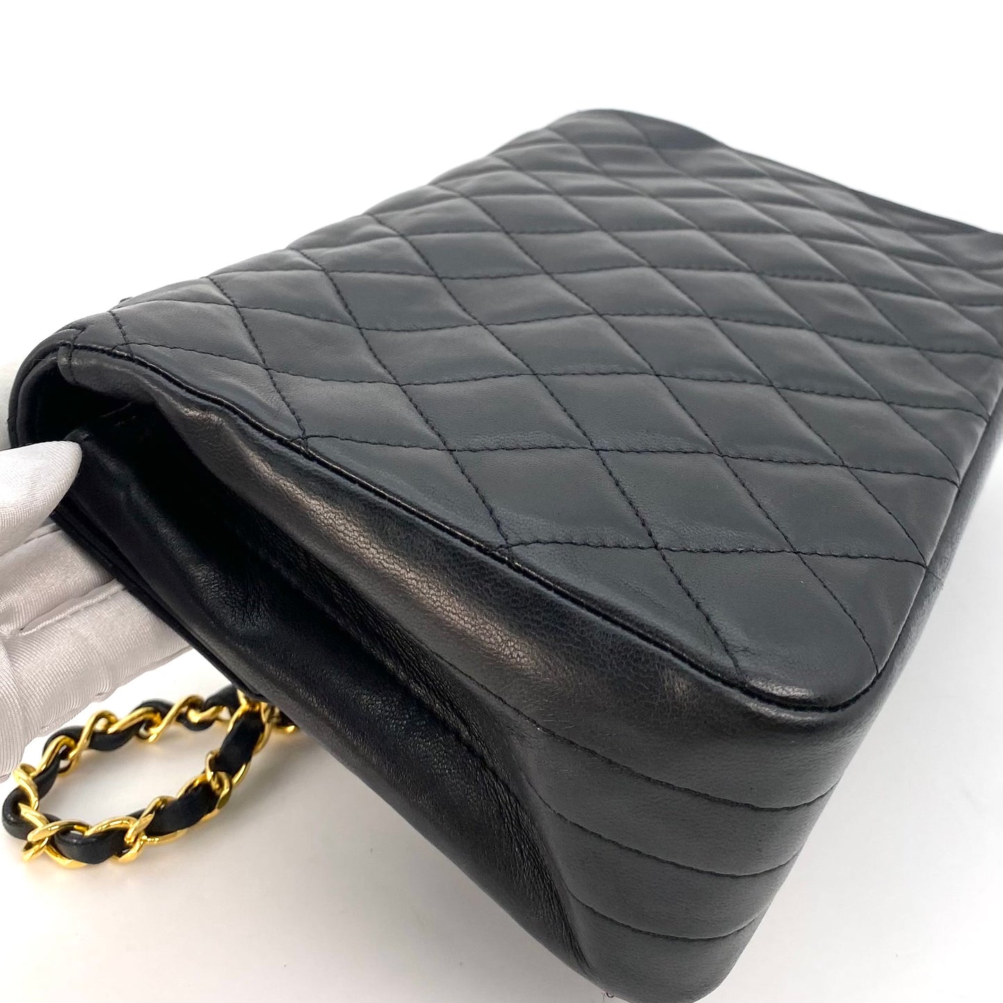 Thabo, 1 Series Half Moon Black Lambskin with seal and card