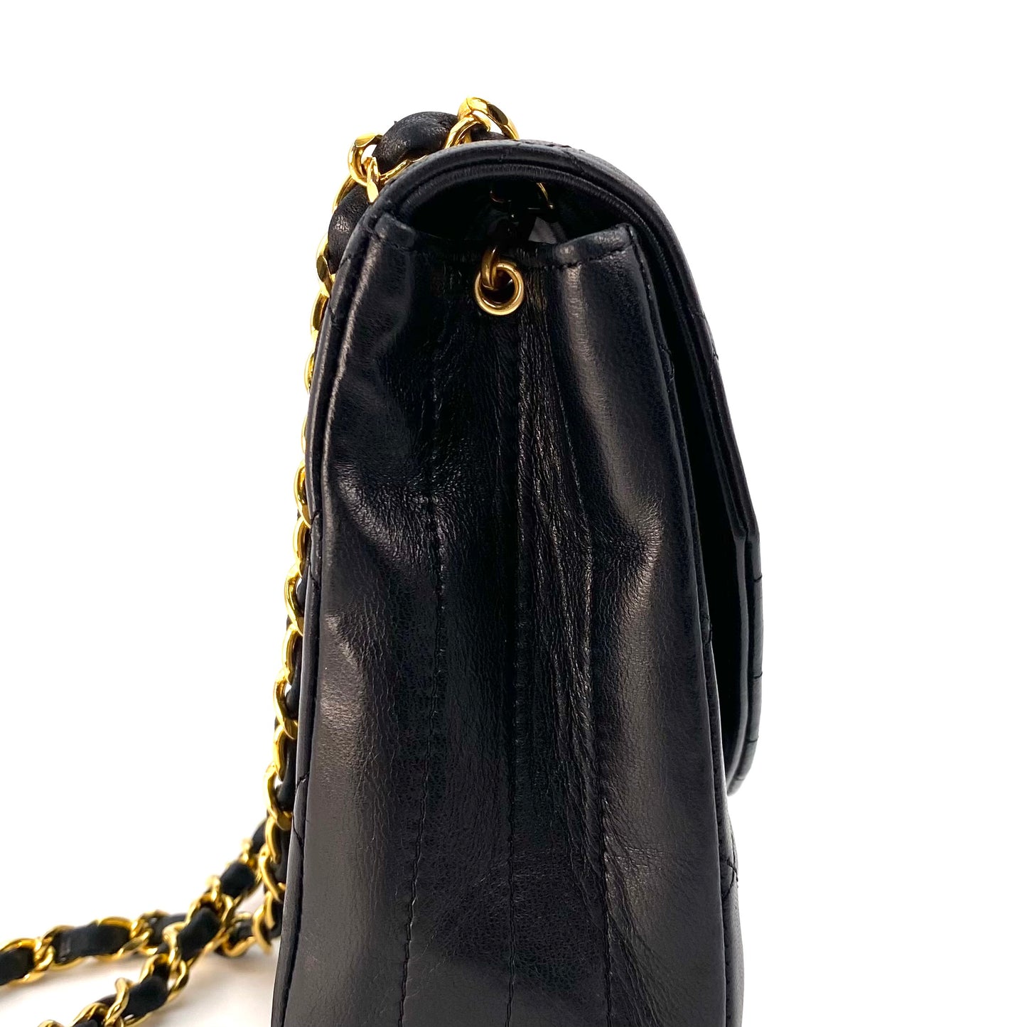 Thabo, 1 Series Half Moon Black Lambskin with seal and card