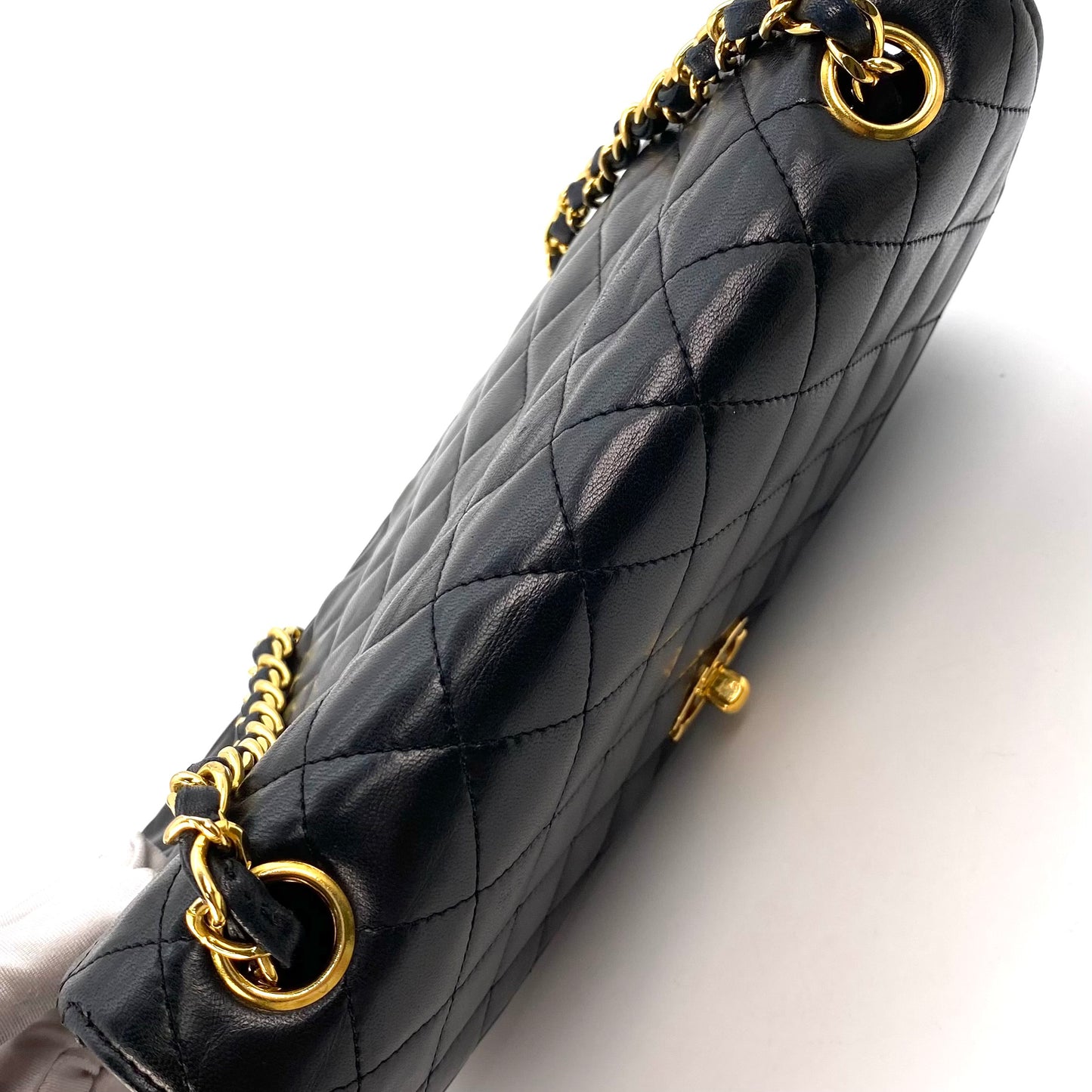 Thabo, 1 Series Half Moon Black Lambskin with seal and card