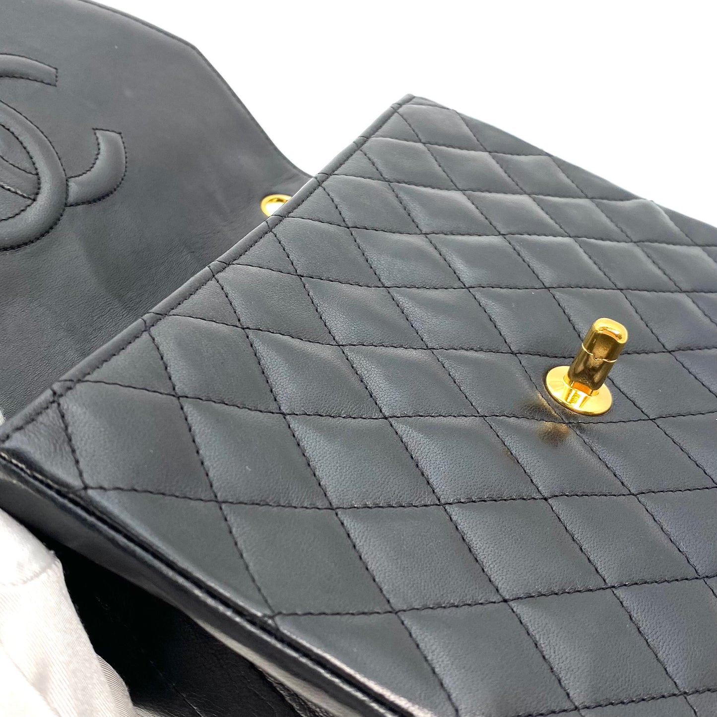 Thabo, 1 Series Half Moon Black Lambskin with seal and card