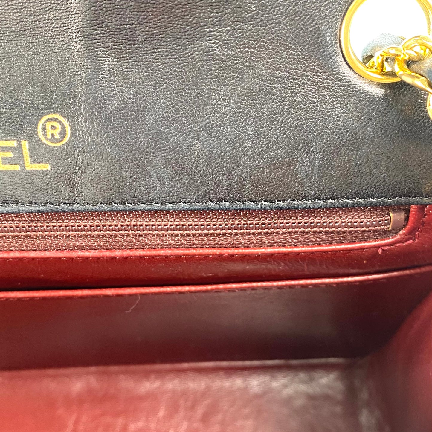 Thabo, 1 Series Half Moon Black Lambskin with seal and card