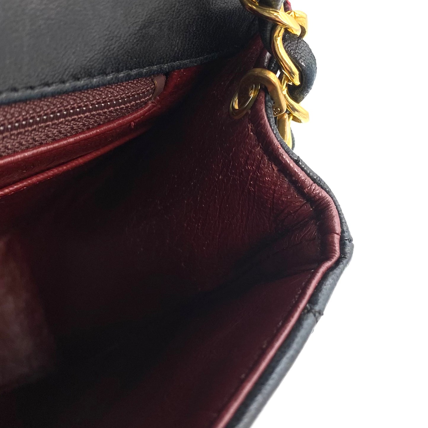 Thabo, 1 Series Half Moon Black Lambskin with seal and card