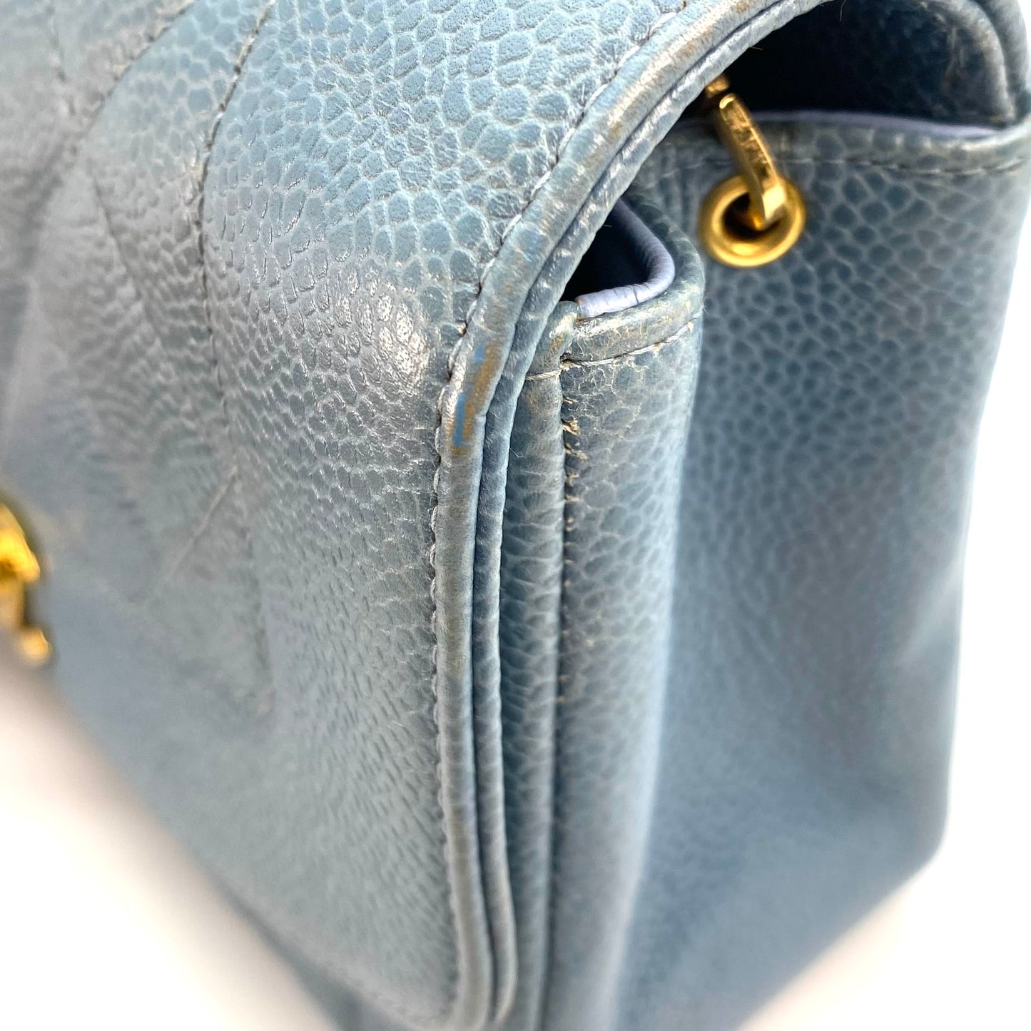 Jeana, 3 Series Small Diana Light Blue Caviar wth seal only