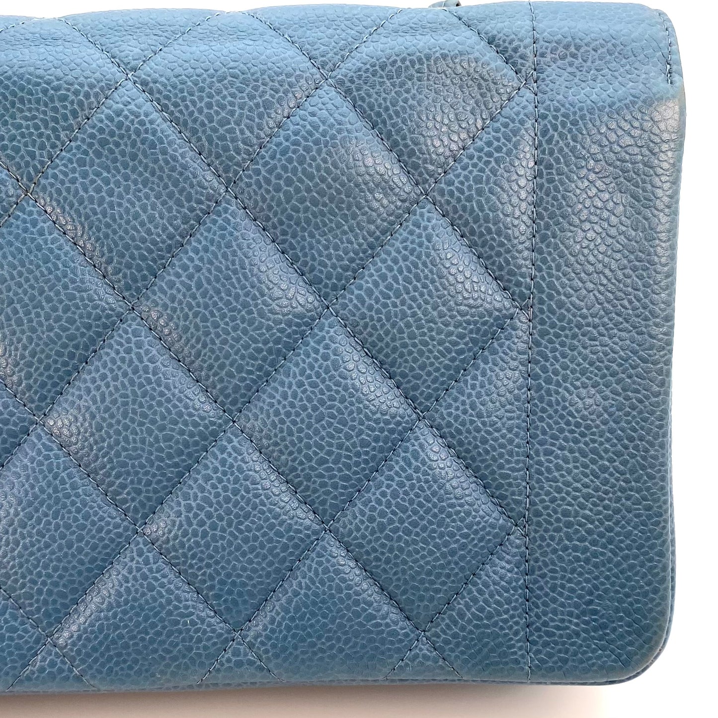 Jeana, 3 Series Small Diana Light Blue Caviar wth seal only