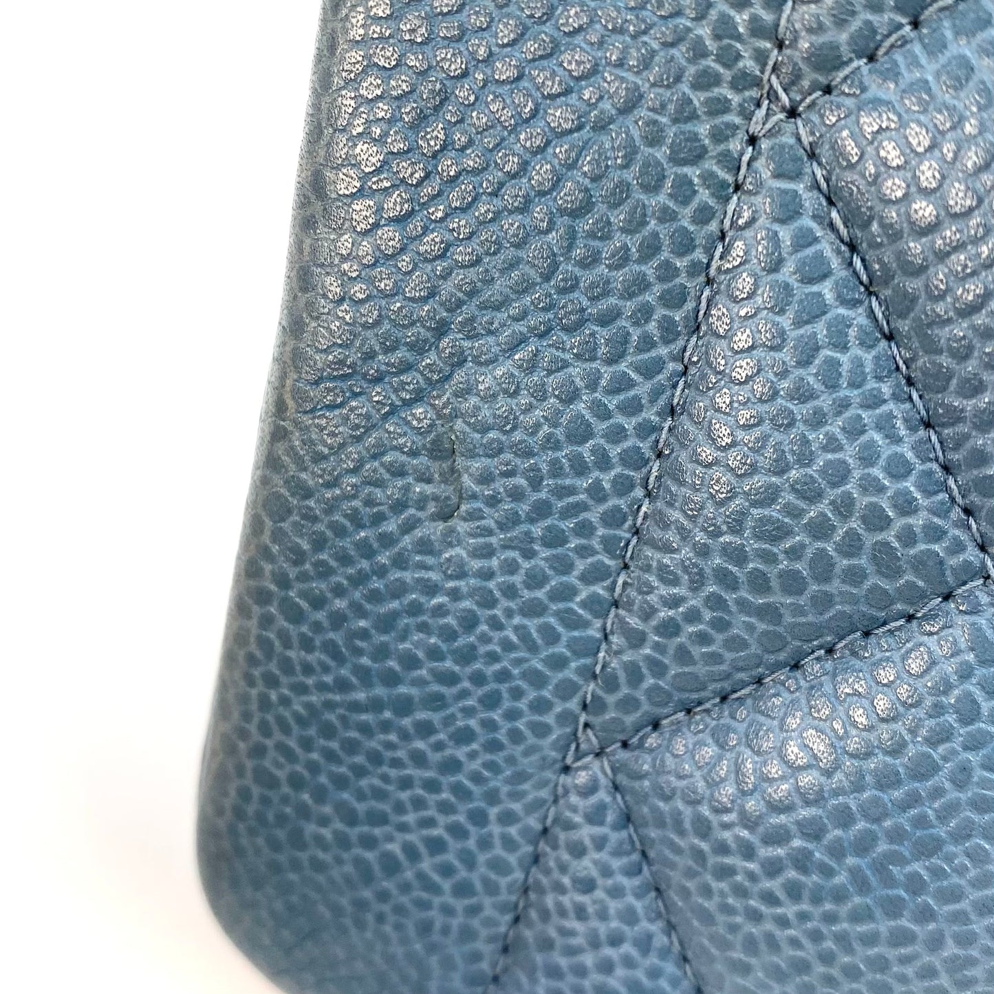 Jeana, 3 Series Small Diana Light Blue Caviar wth seal only