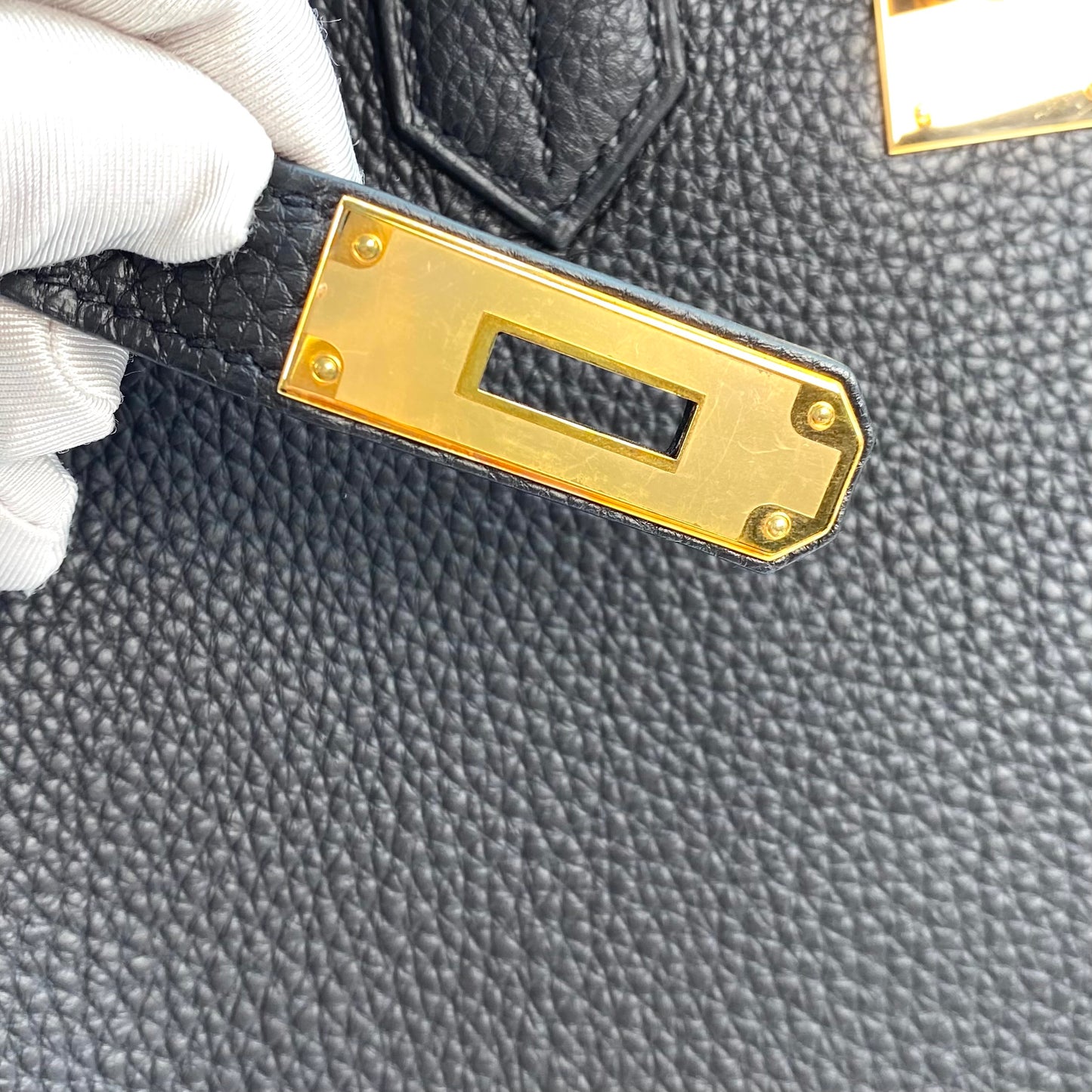 Tim, 2016 Birkin 30 Black Togo with stamp X