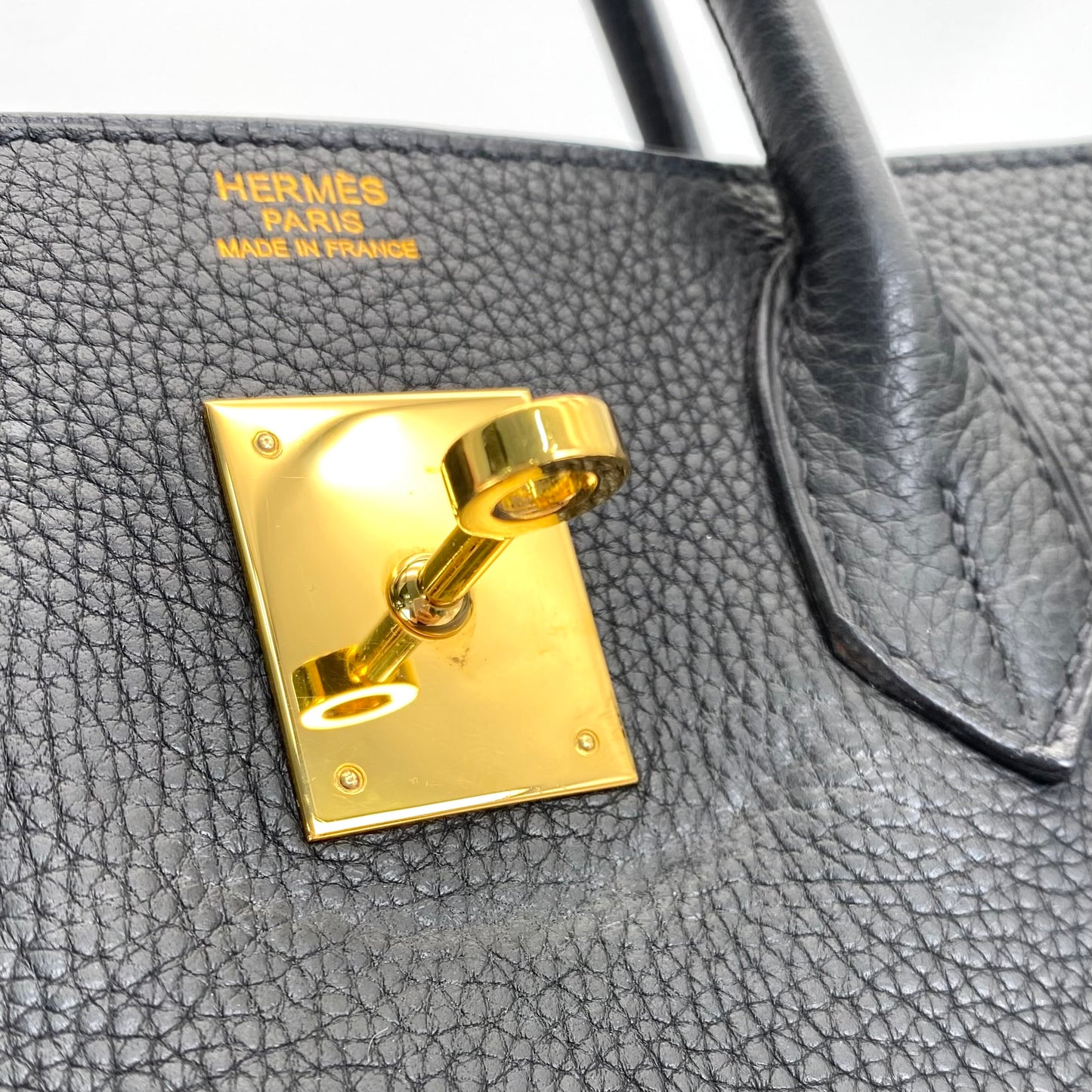 Adira, 2008 B30 Black Clemence Gold Hardware with stamp □L