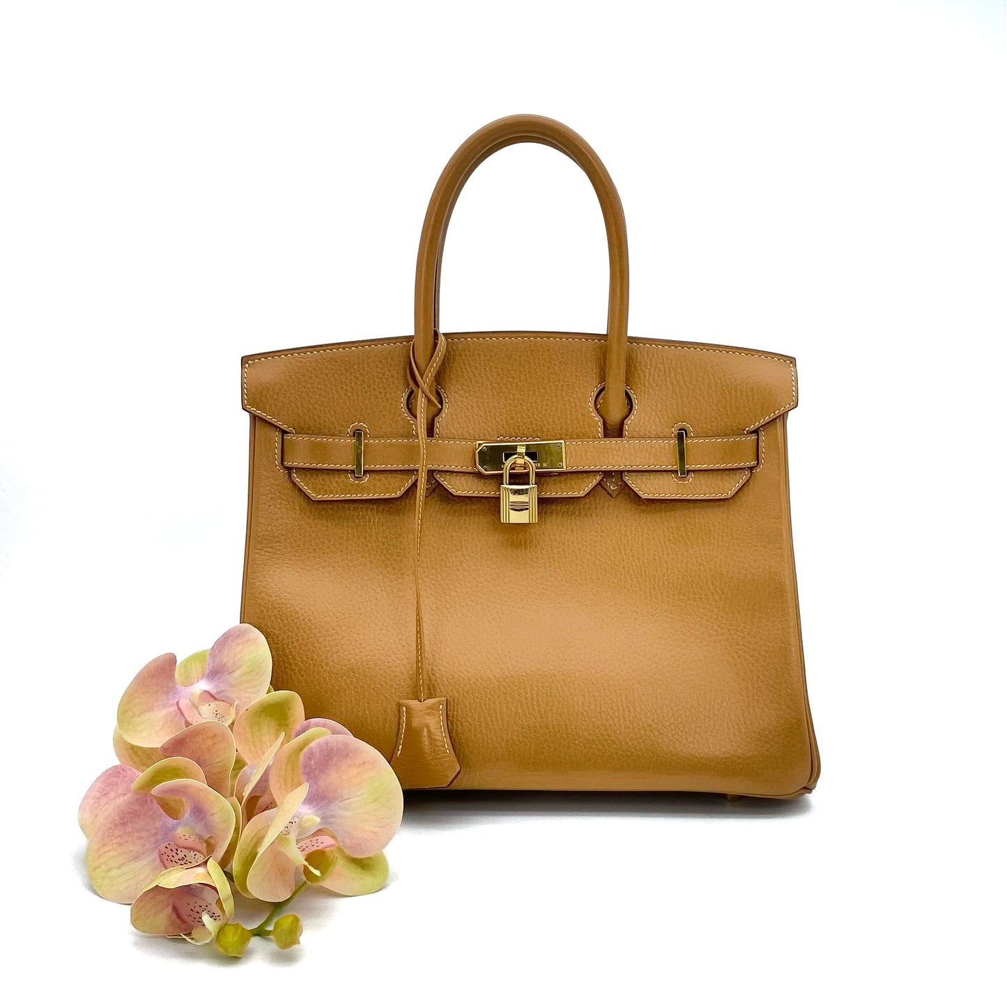Zafir, 1999 Birkin 30 Ardennes Natural Gold Hardware with stamp □C