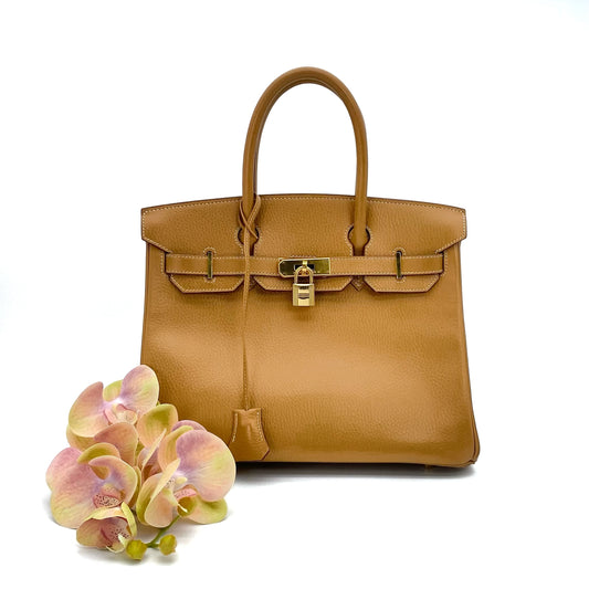 Zafir, 1999 Birkin 30 Ardennes Natural Gold Hardware with stamp □C