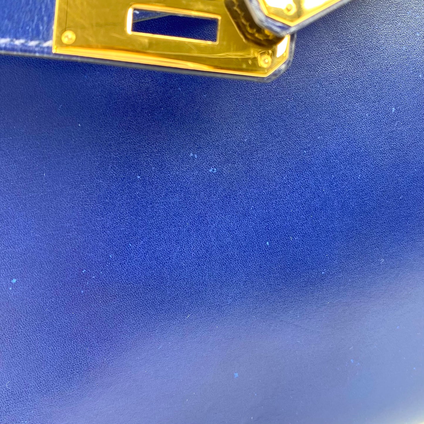 Caelan, 1992 Kelly 28 Blue Boxcalf with stamp 〇V
