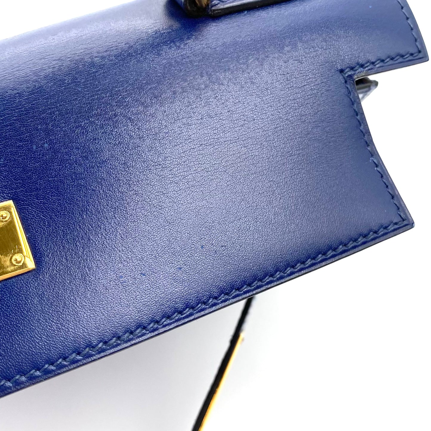 Caelan, 1992 Kelly 28 Blue Boxcalf with stamp 〇V