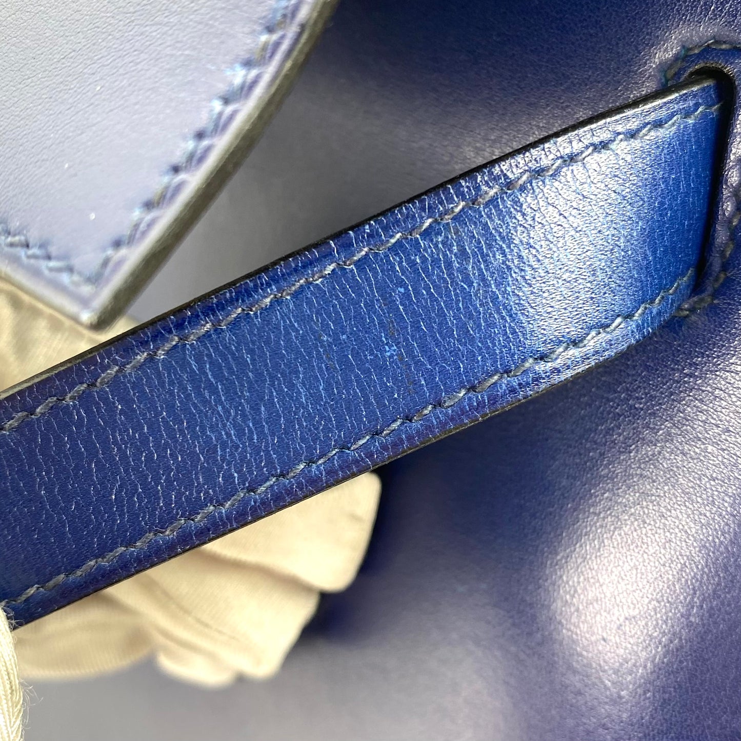 Caelan, 1992 Kelly 28 Blue Boxcalf with stamp 〇V
