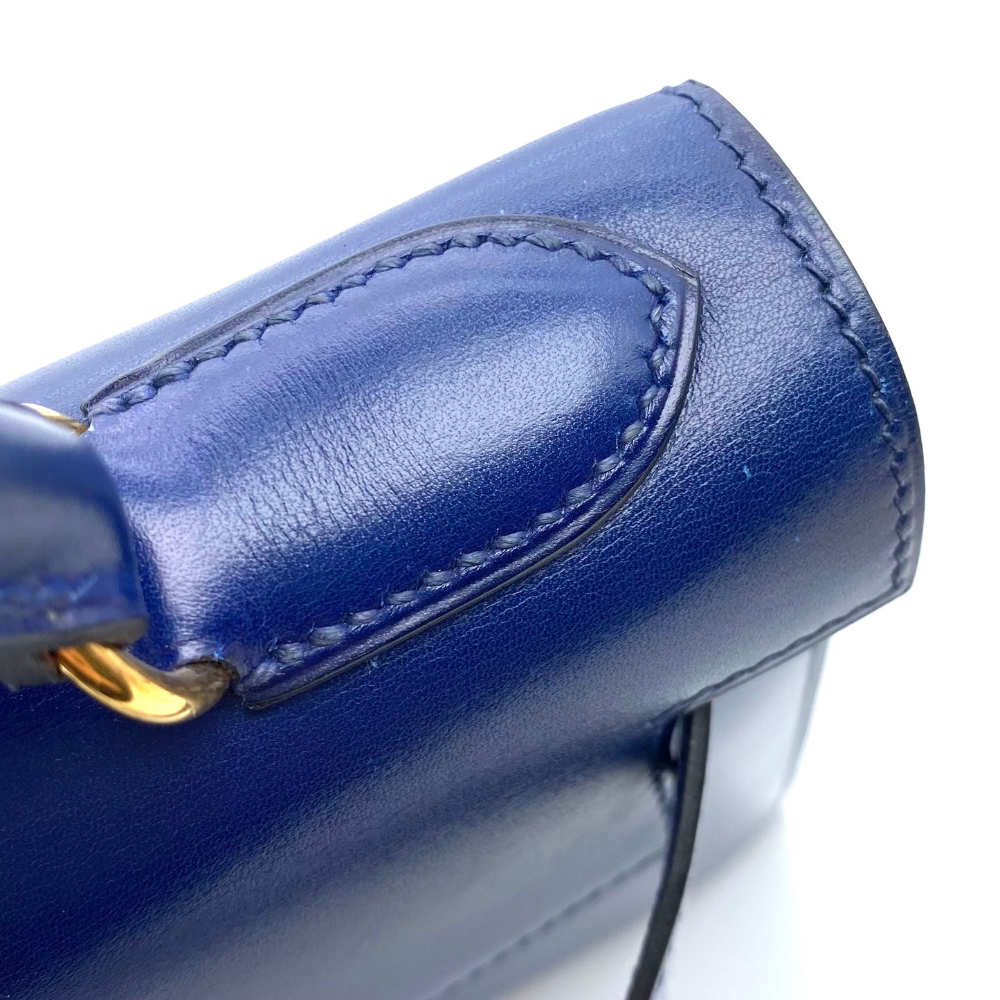 Caelan, 1992 Kelly 28 Blue Boxcalf with stamp 〇V