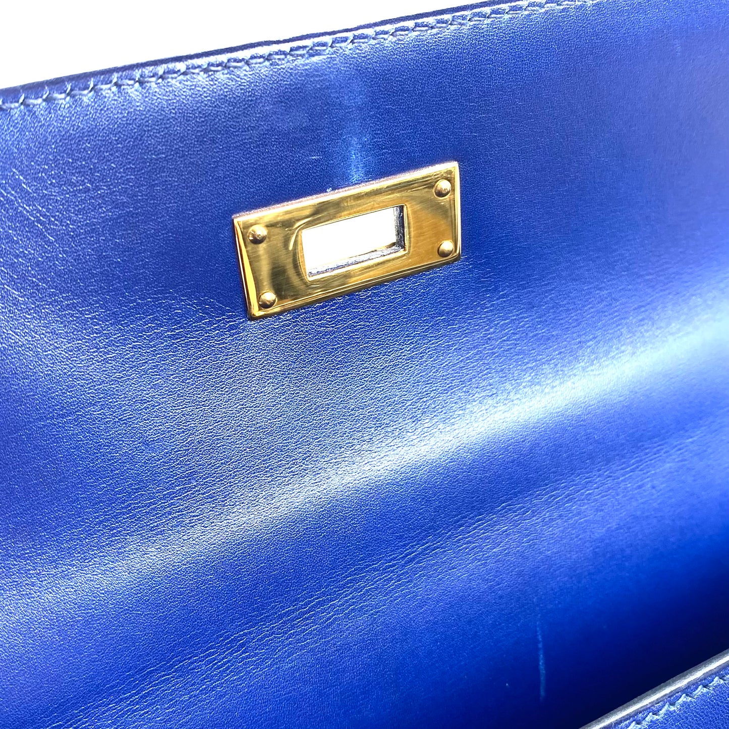 Caelan, 1992 Kelly 28 Blue Boxcalf with stamp 〇V