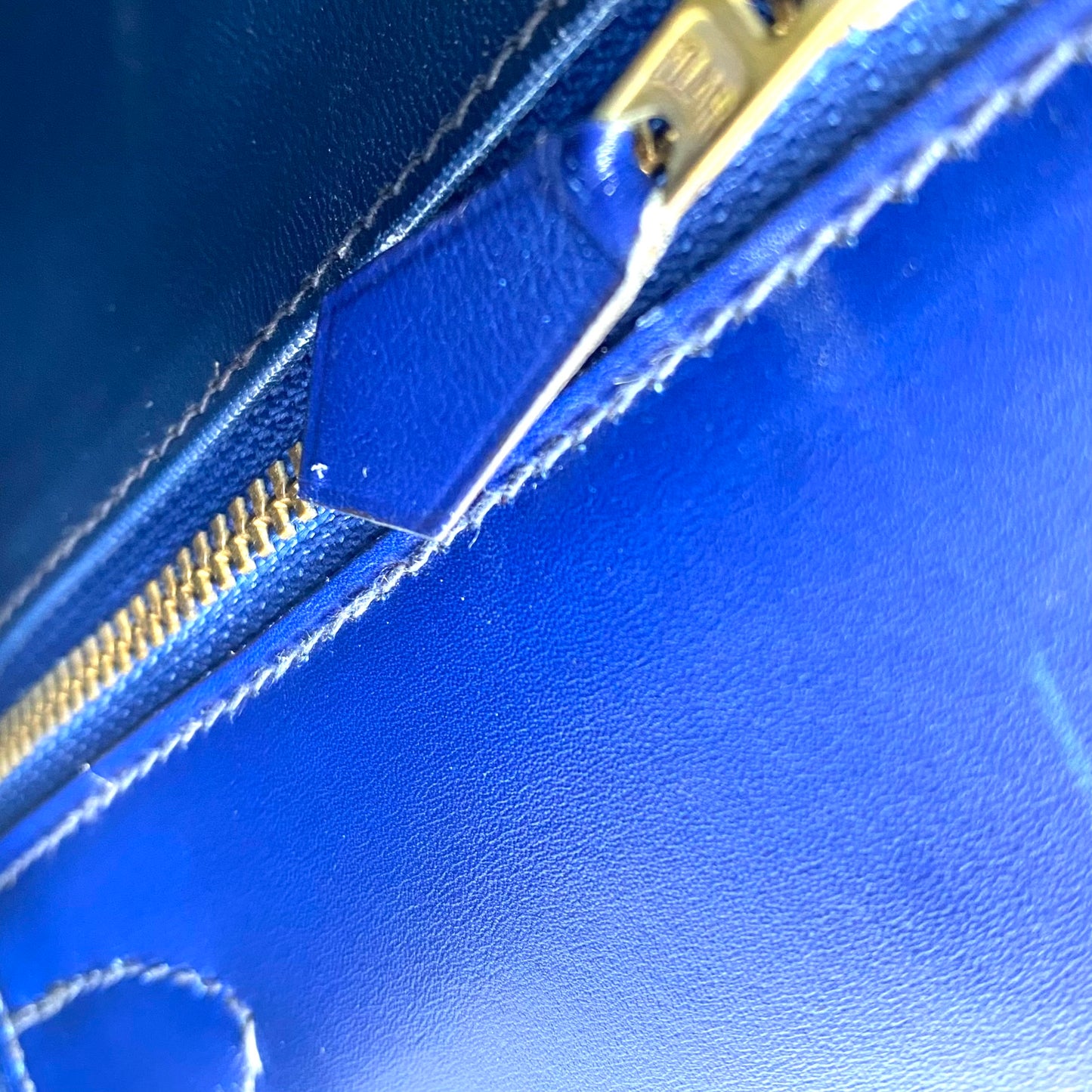 Caelan, 1992 Kelly 28 Blue Boxcalf with stamp 〇V