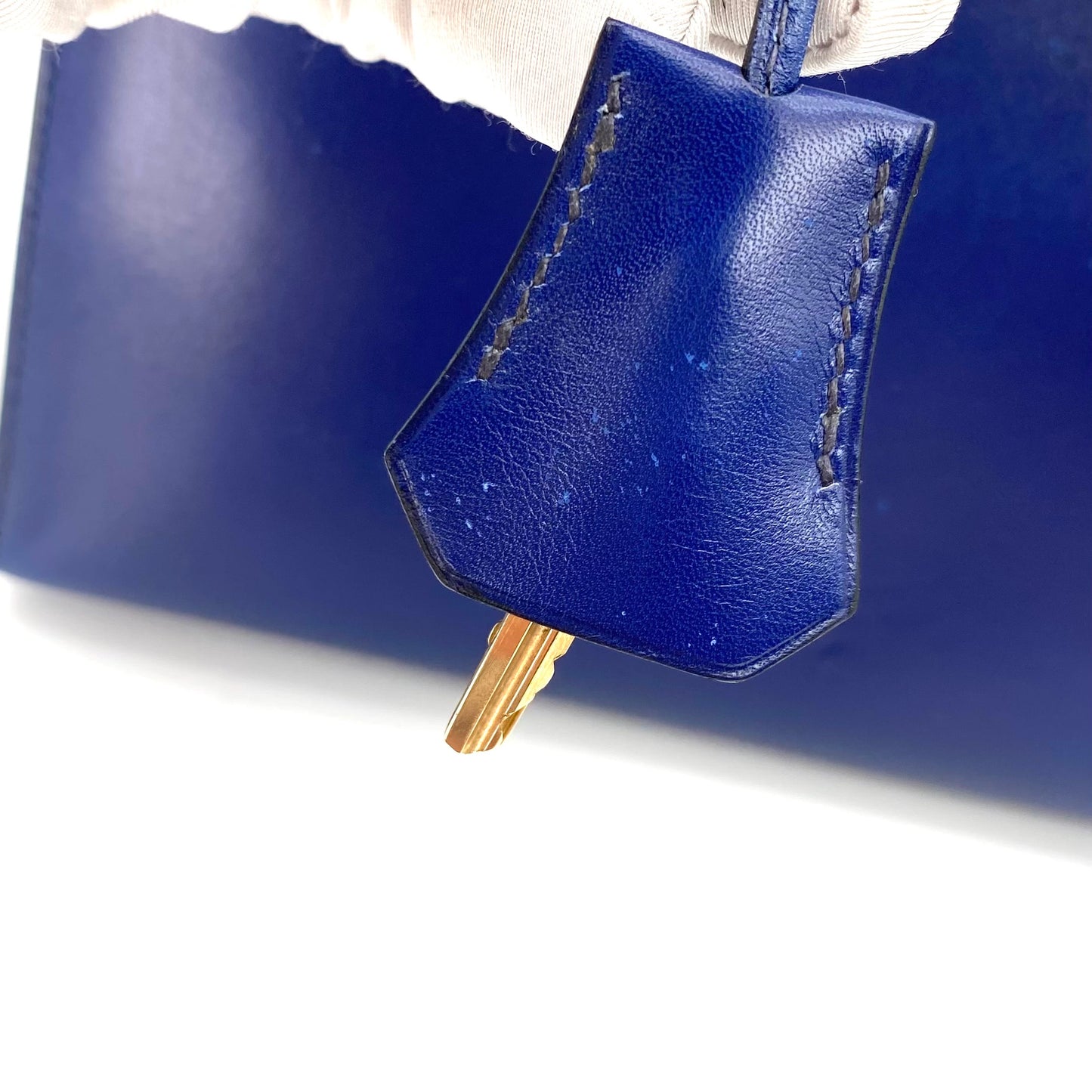 Caelan, 1992 Kelly 28 Blue Boxcalf with stamp 〇V