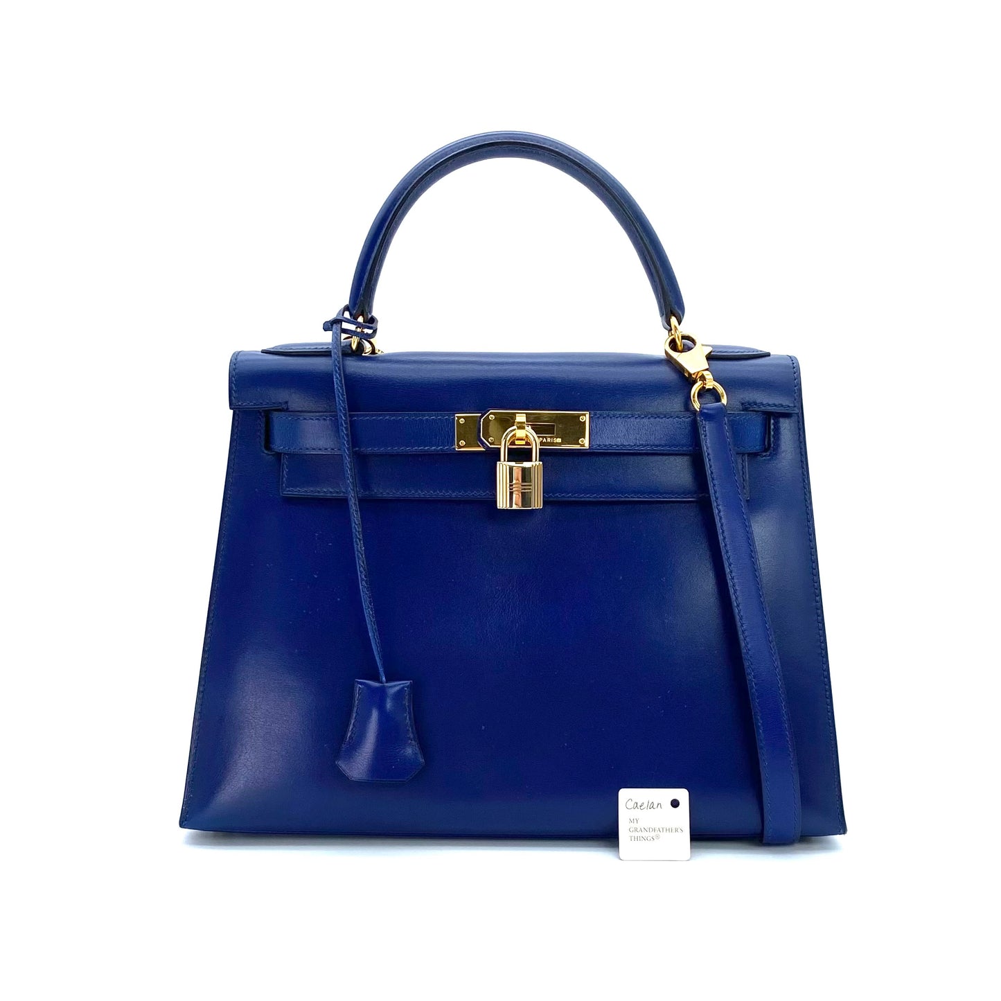 Caelan, 1992 Kelly 28 Blue Boxcalf with stamp 〇V