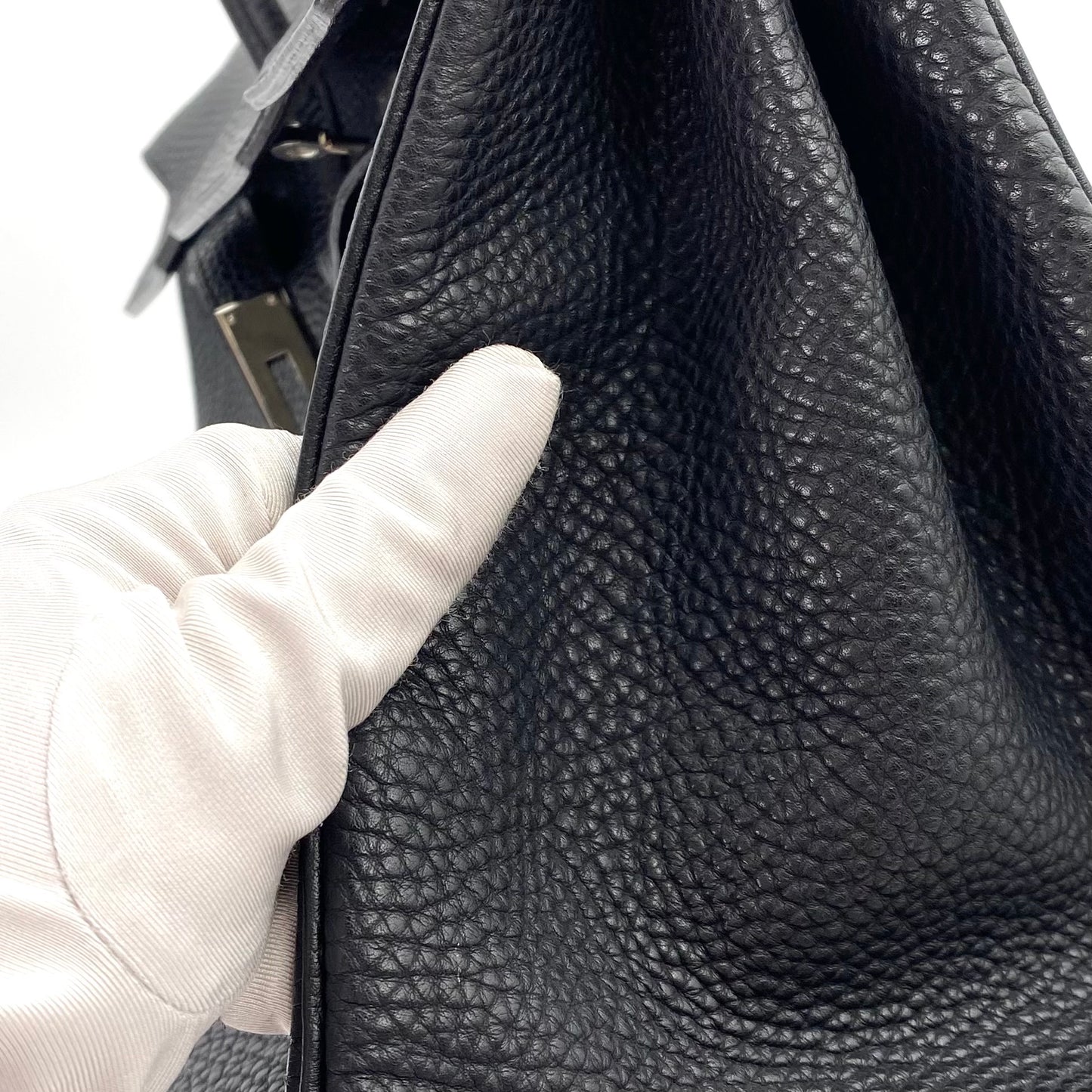 Saffana, 2007 Birkin 35 Black Togo with stamp  □K
