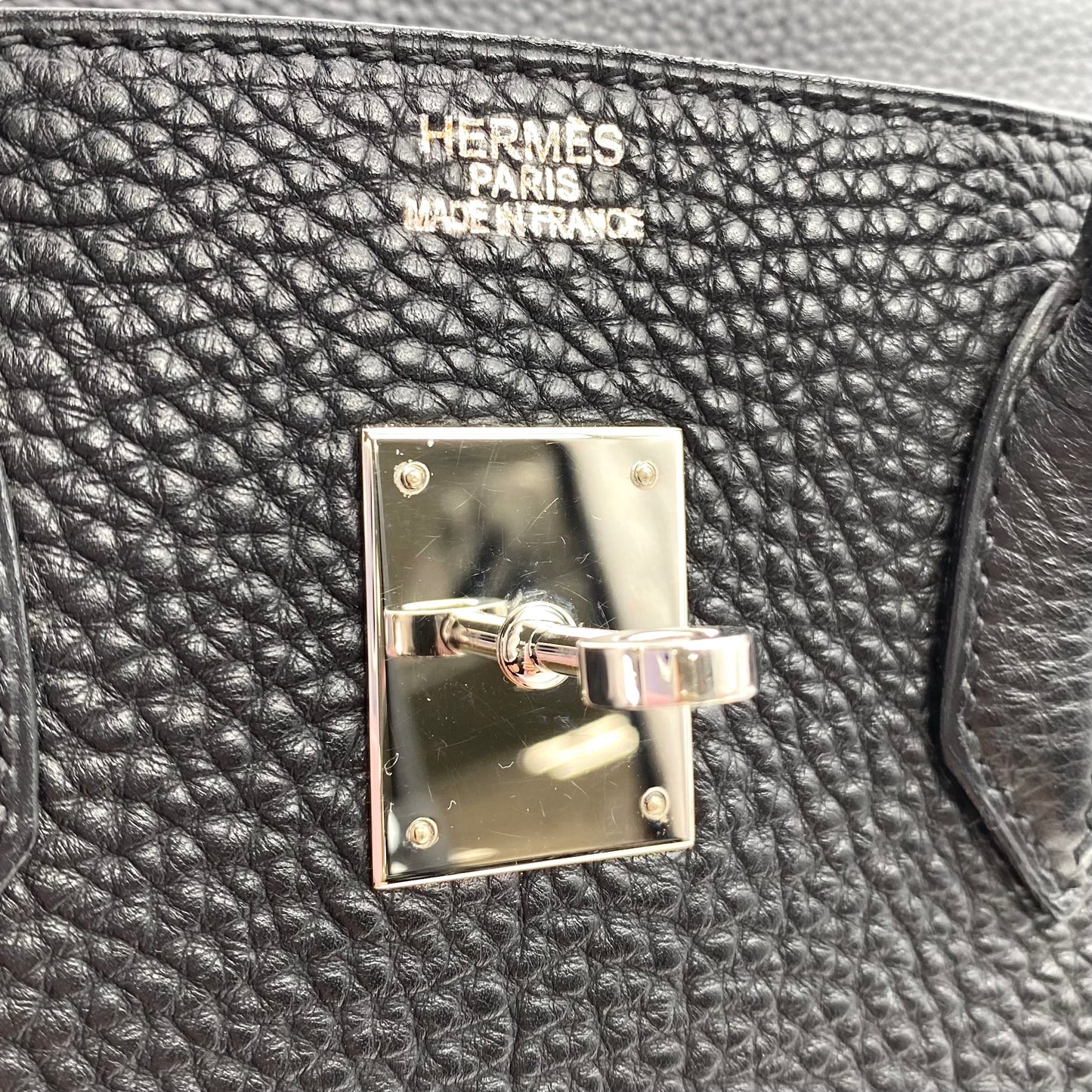 Saffana, 2007 Birkin 35 Black Togo with stamp  □K