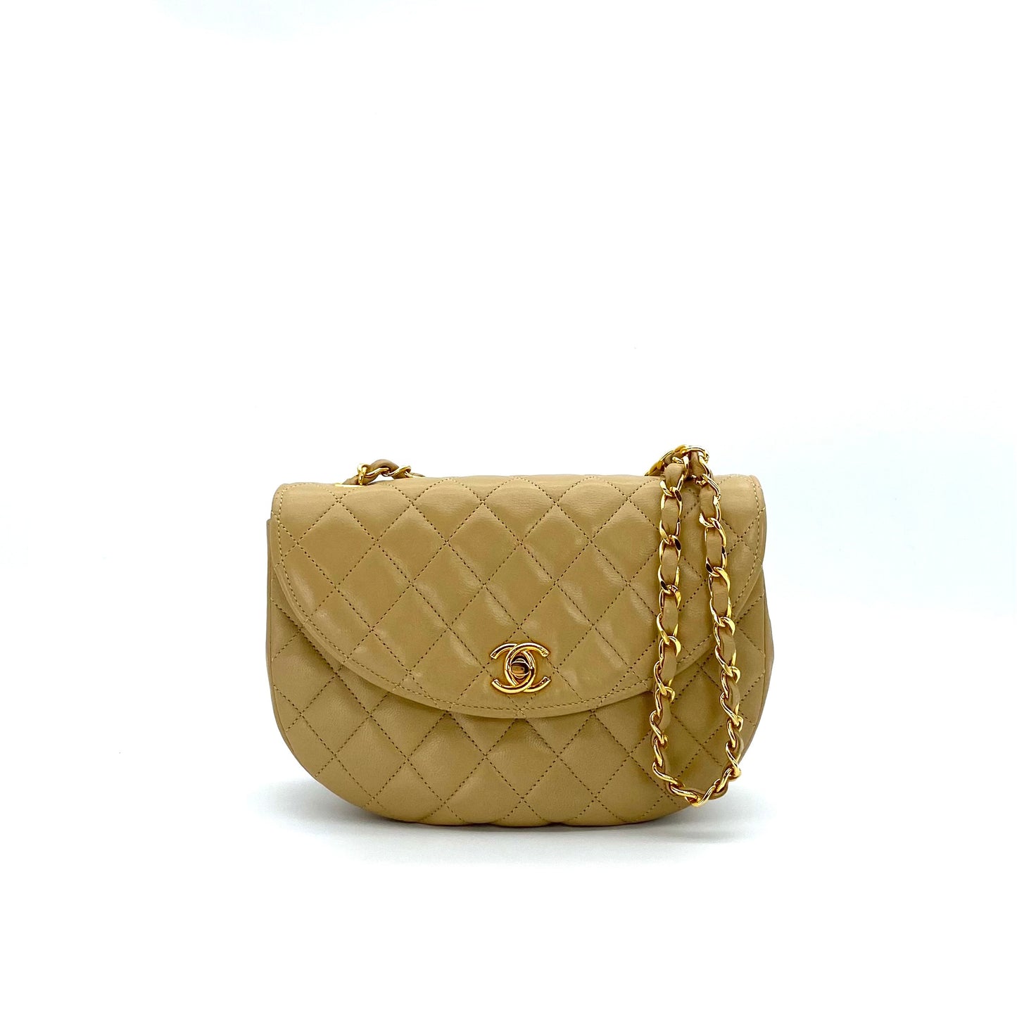 Elliot, 0 Series Half Moon Beige Lambskin with seal only