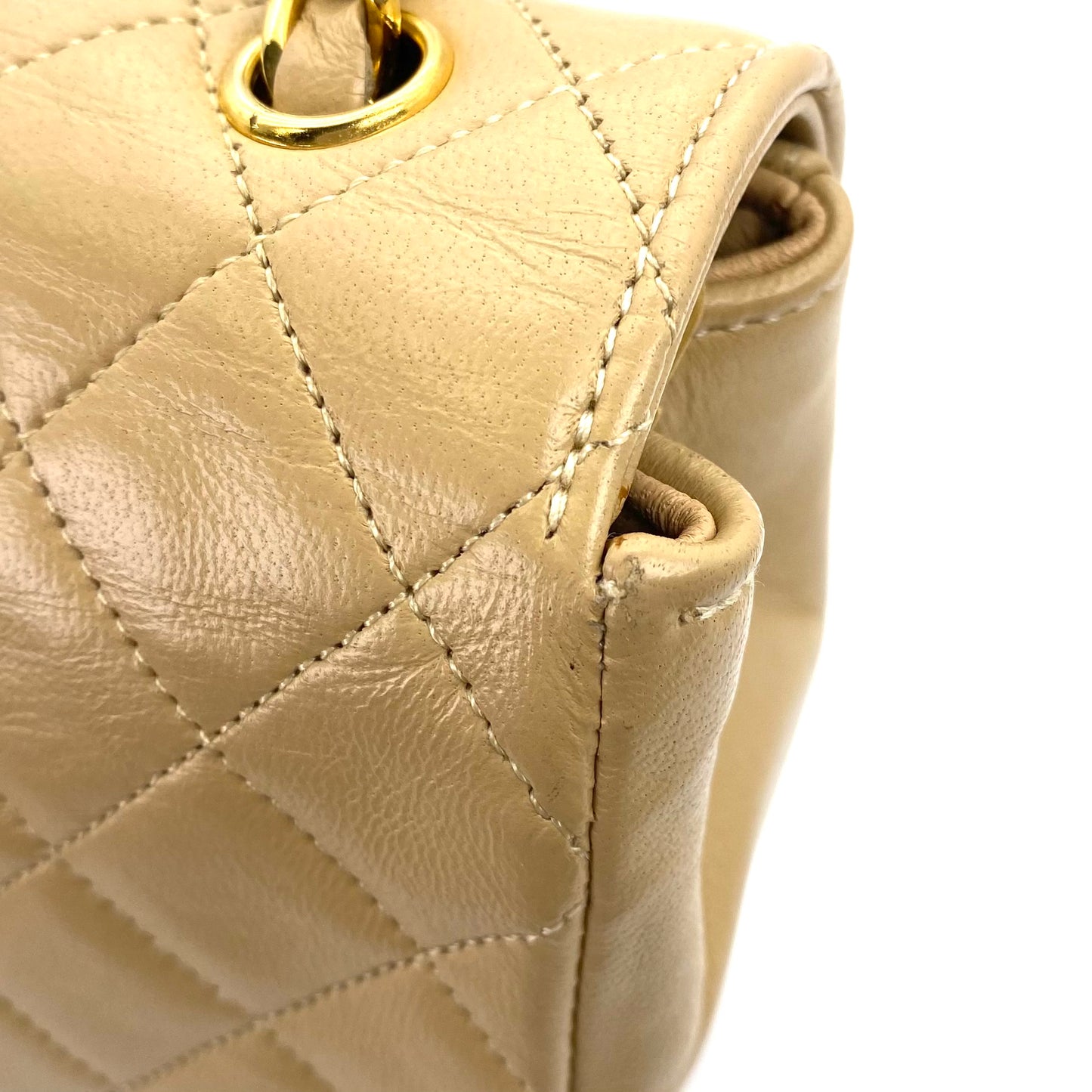 Elliot, 0 Series Half Moon Beige Lambskin with seal only
