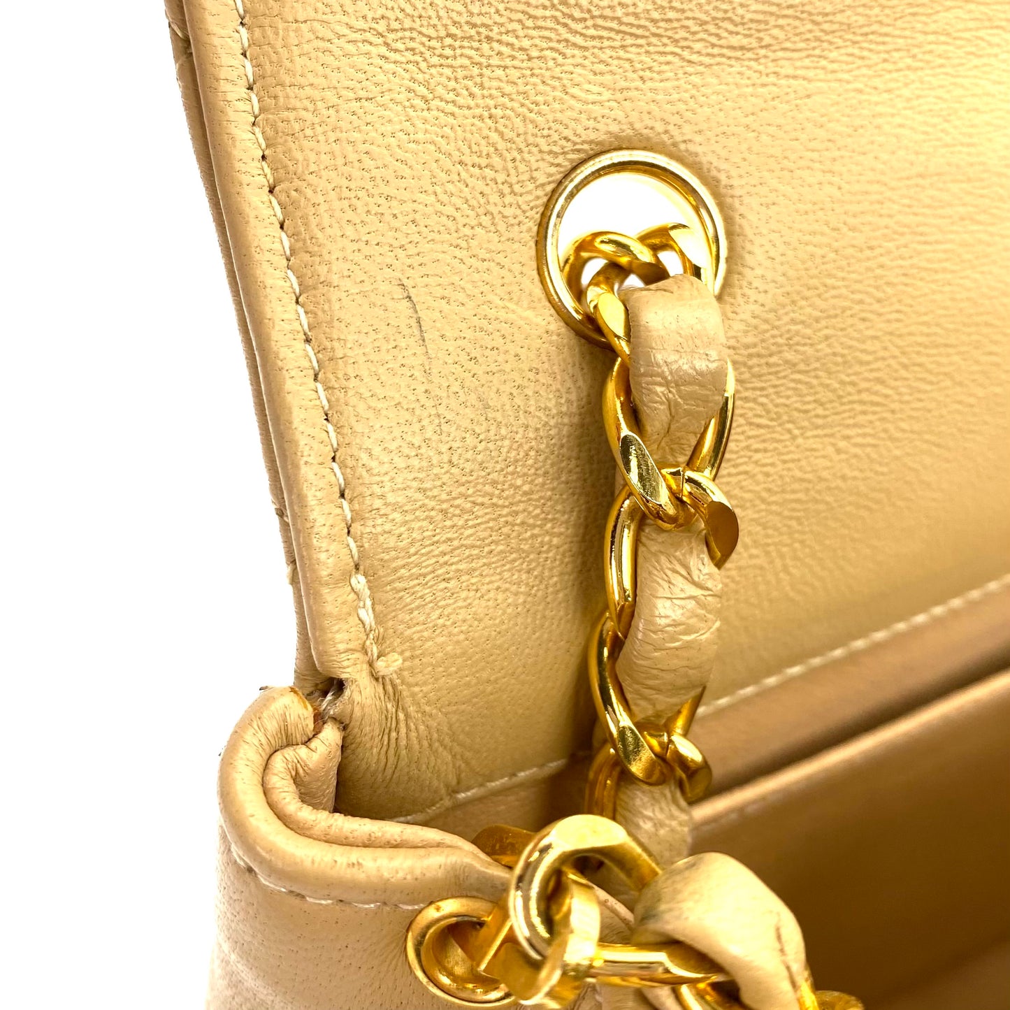 Elliot, 0 Series Half Moon Beige Lambskin with seal only