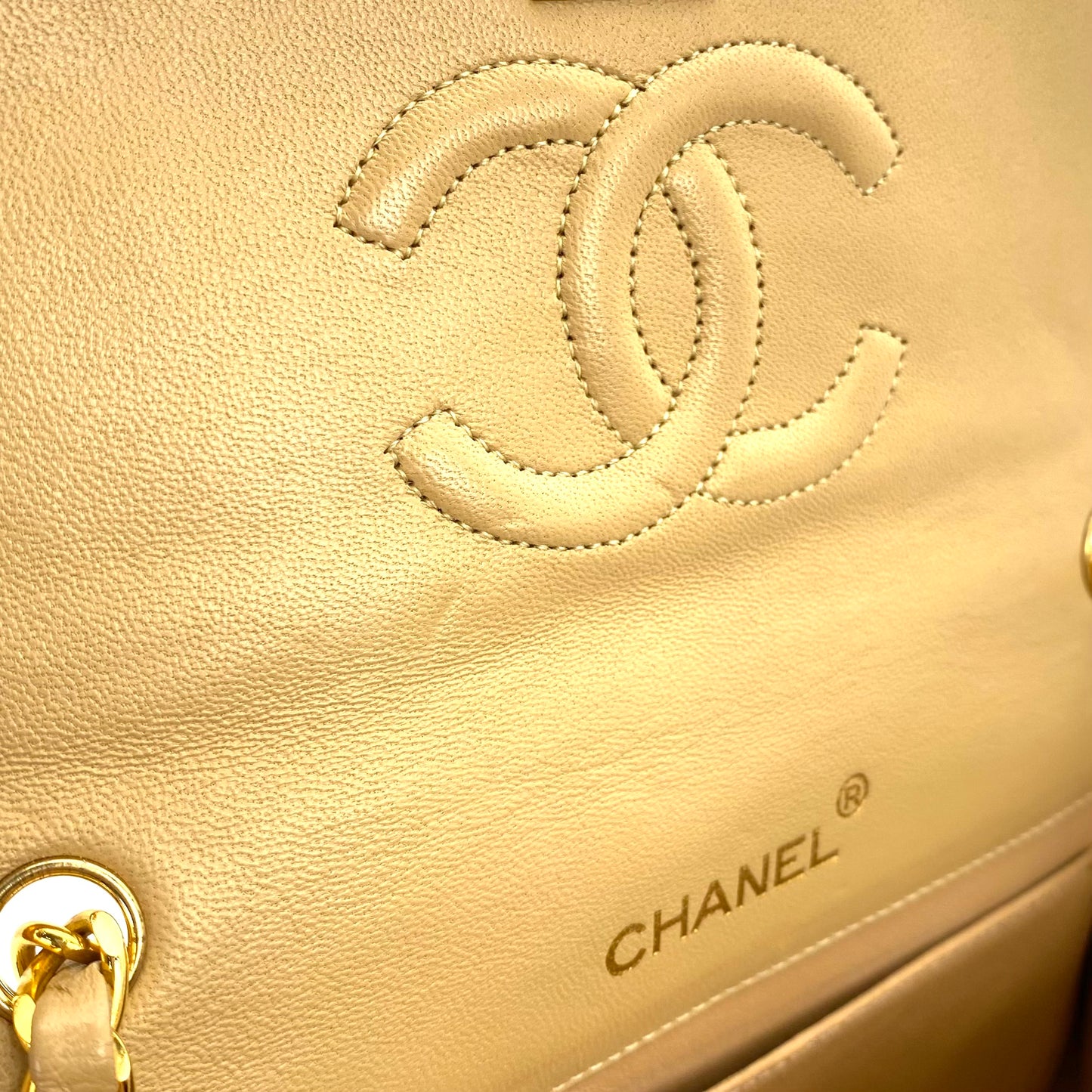 Elliot, 0 Series Half Moon Beige Lambskin with seal only