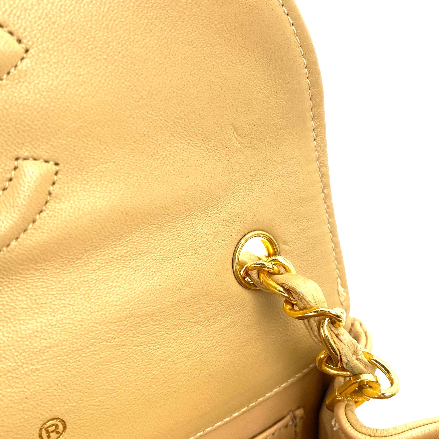 Elliot, 0 Series Half Moon Beige Lambskin with seal only