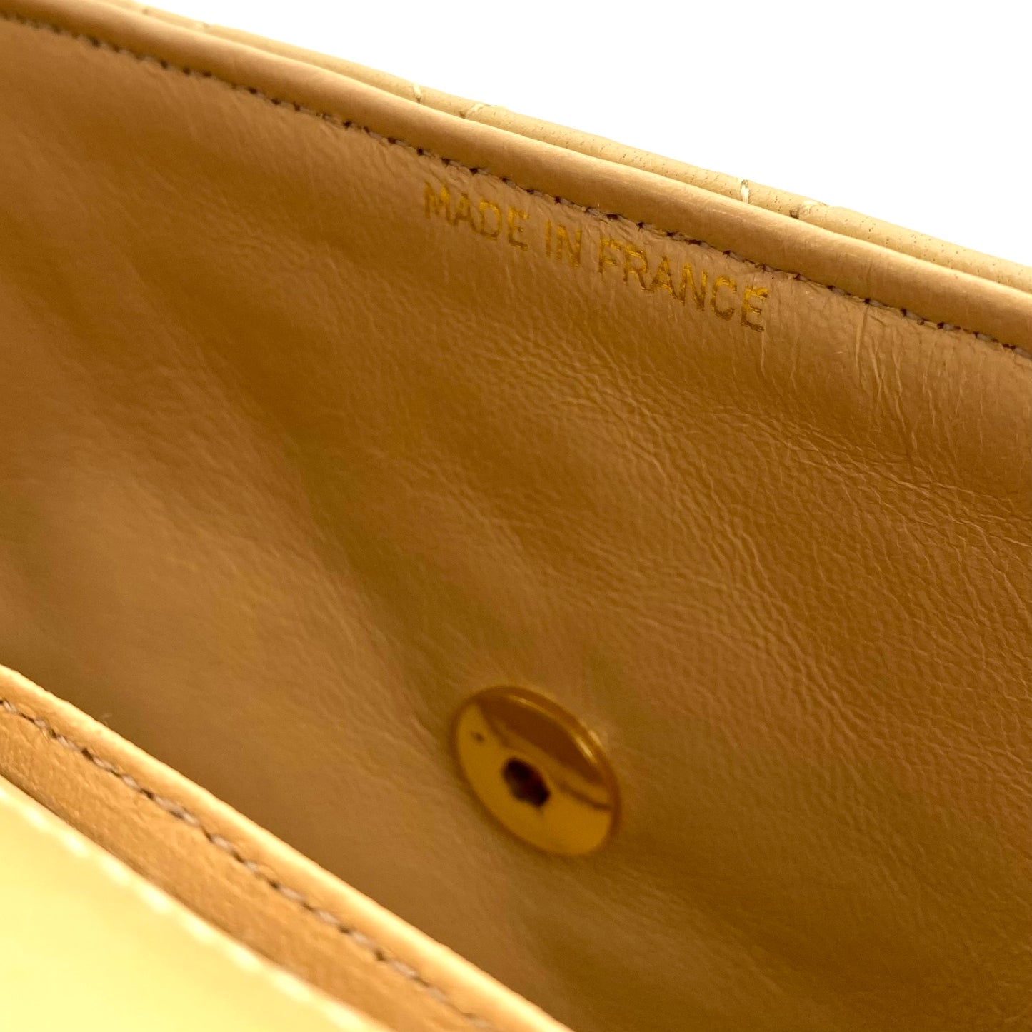 Elliot, 0 Series Half Moon Beige Lambskin with seal only