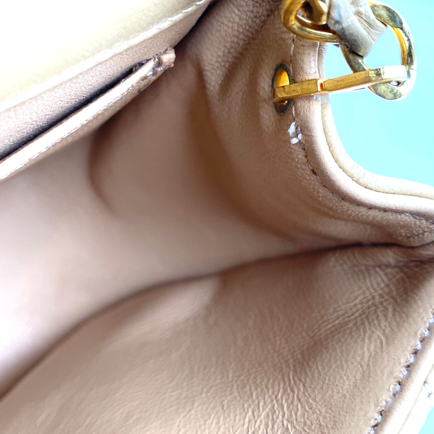 Elliot, 0 Series Half Moon Beige Lambskin with seal only