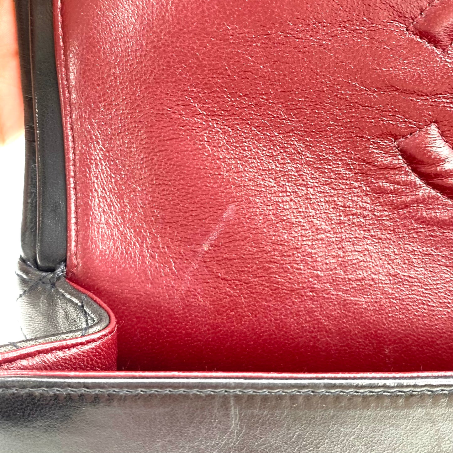 Ryder, 3 Series Medium Classic Flap Black Lambskin with seal and card