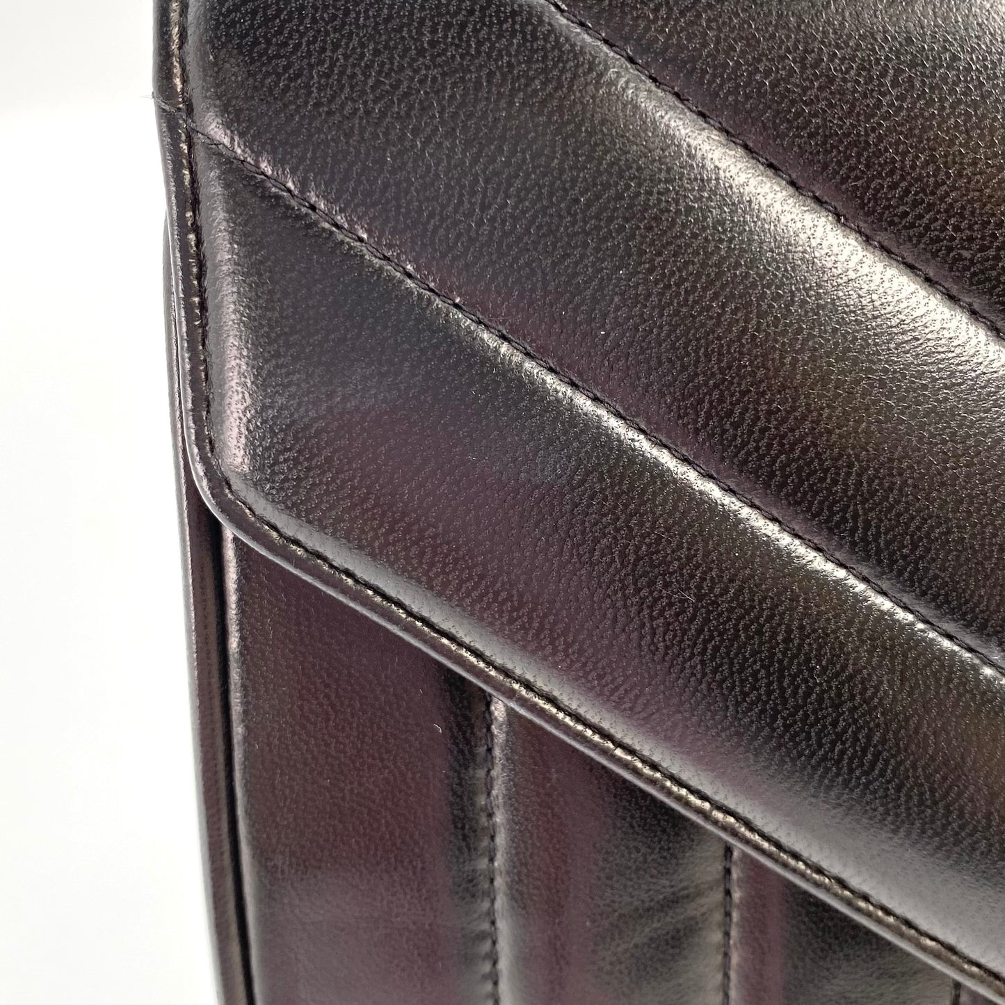 Jace, 2 Series Chevron Black Lambskin with seal and card