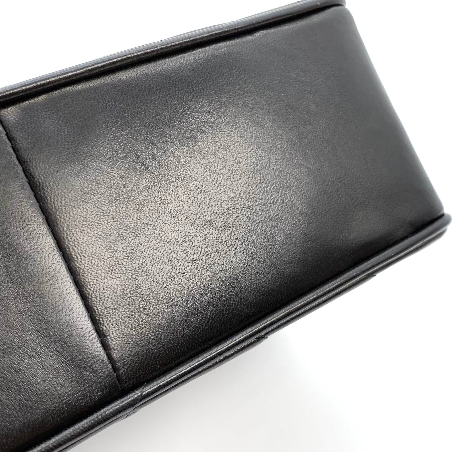 Jace, 2 Series Chevron Black Lambskin with seal and card