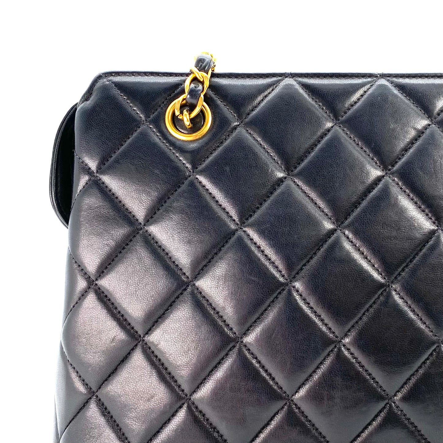 Fabian, 4 Series Matelasse Black Lambskin wtih seal and card