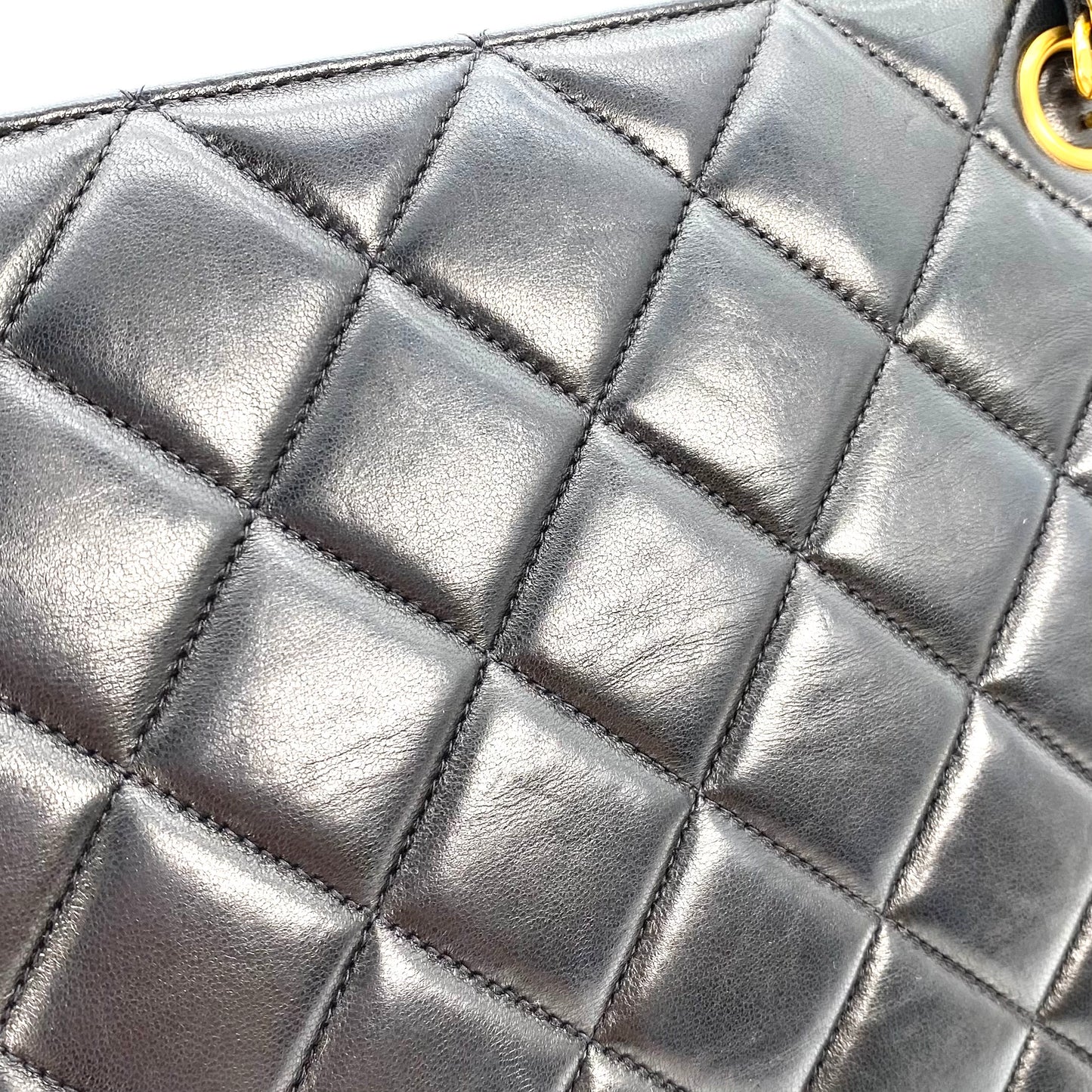 Fabian, 4 Series Matelasse Black Lambskin wtih seal and card