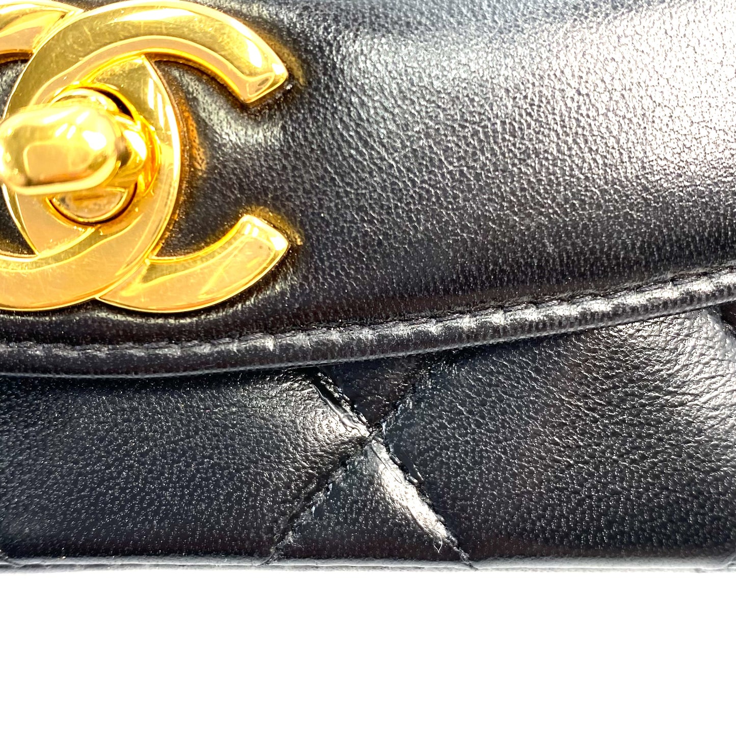 Jayden, 3 series small Diana black lambskin with seal and card