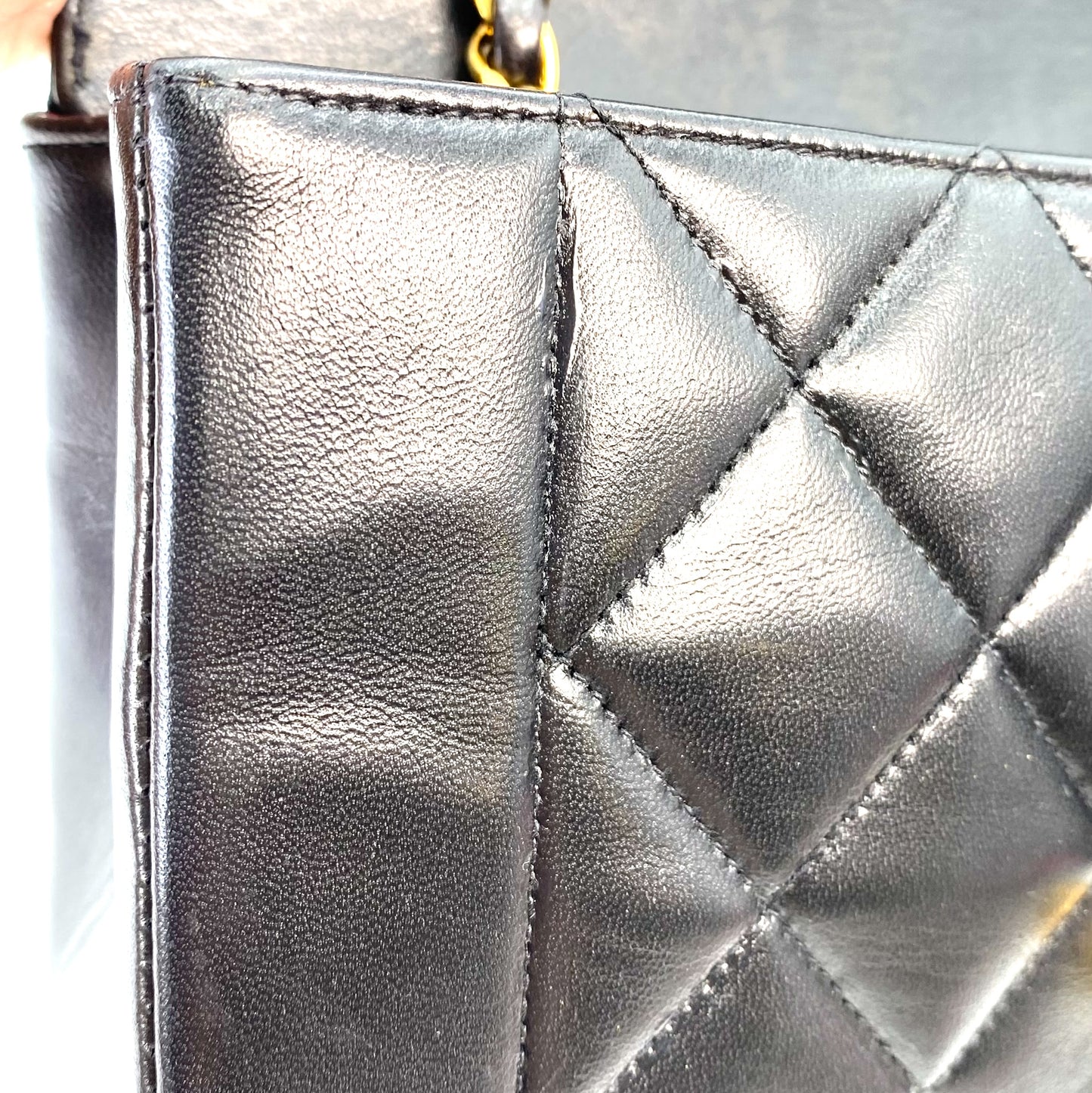 Jayden, 3 series small Diana black lambskin with seal and card