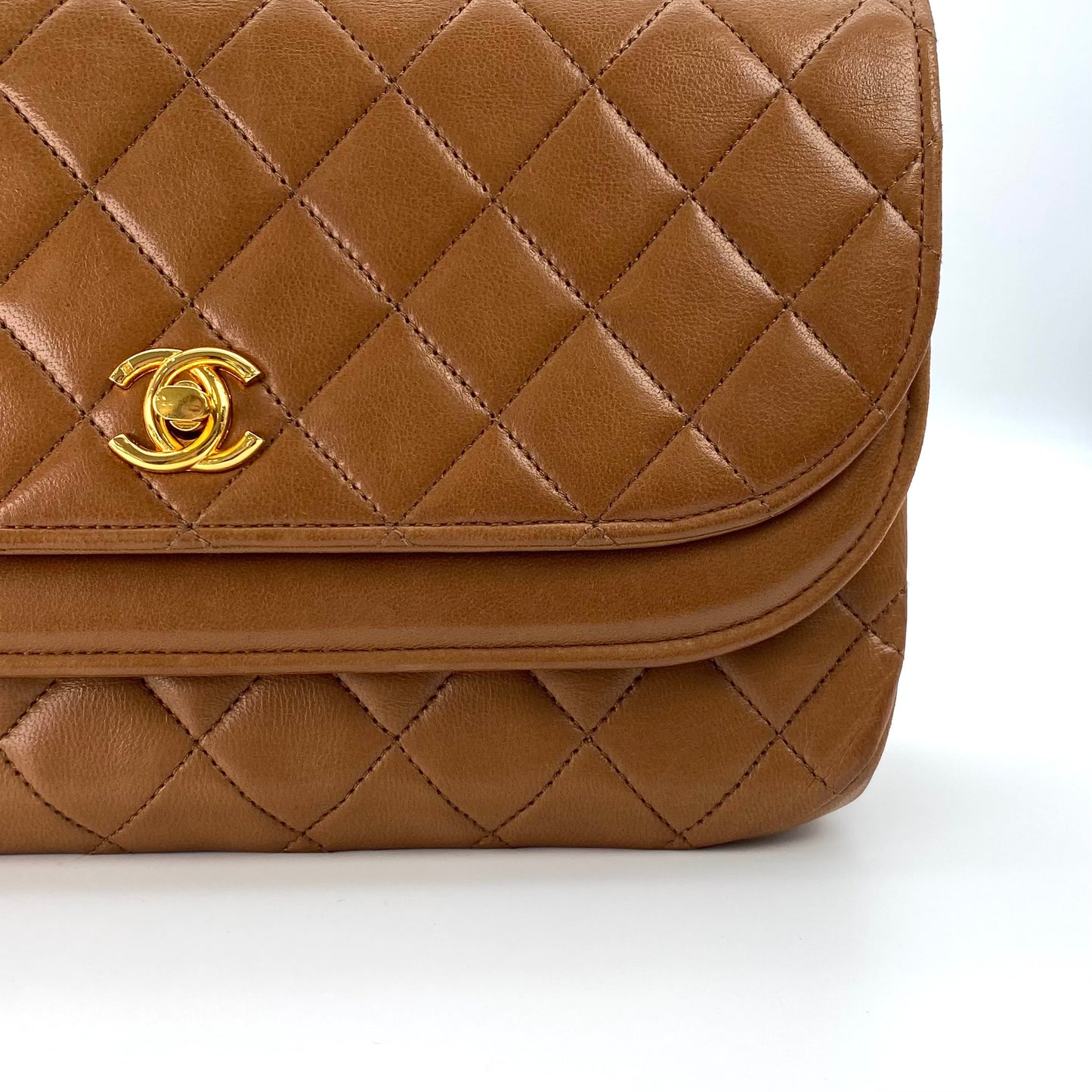 Caca, 0 Series Multi Fold Brown Lambskin with seal and card
