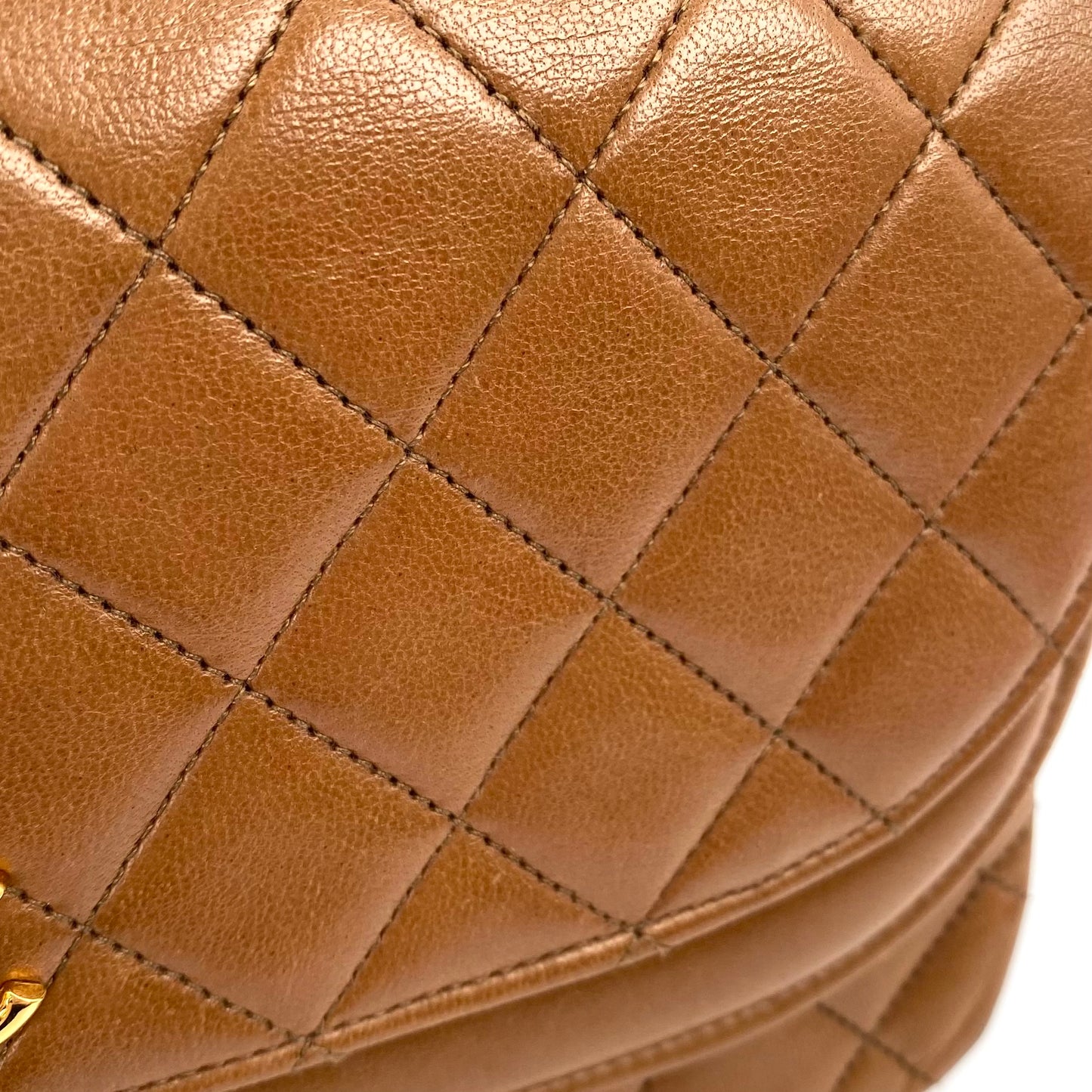 Caca, 0 Series Multi Fold Brown Lambskin with seal and card