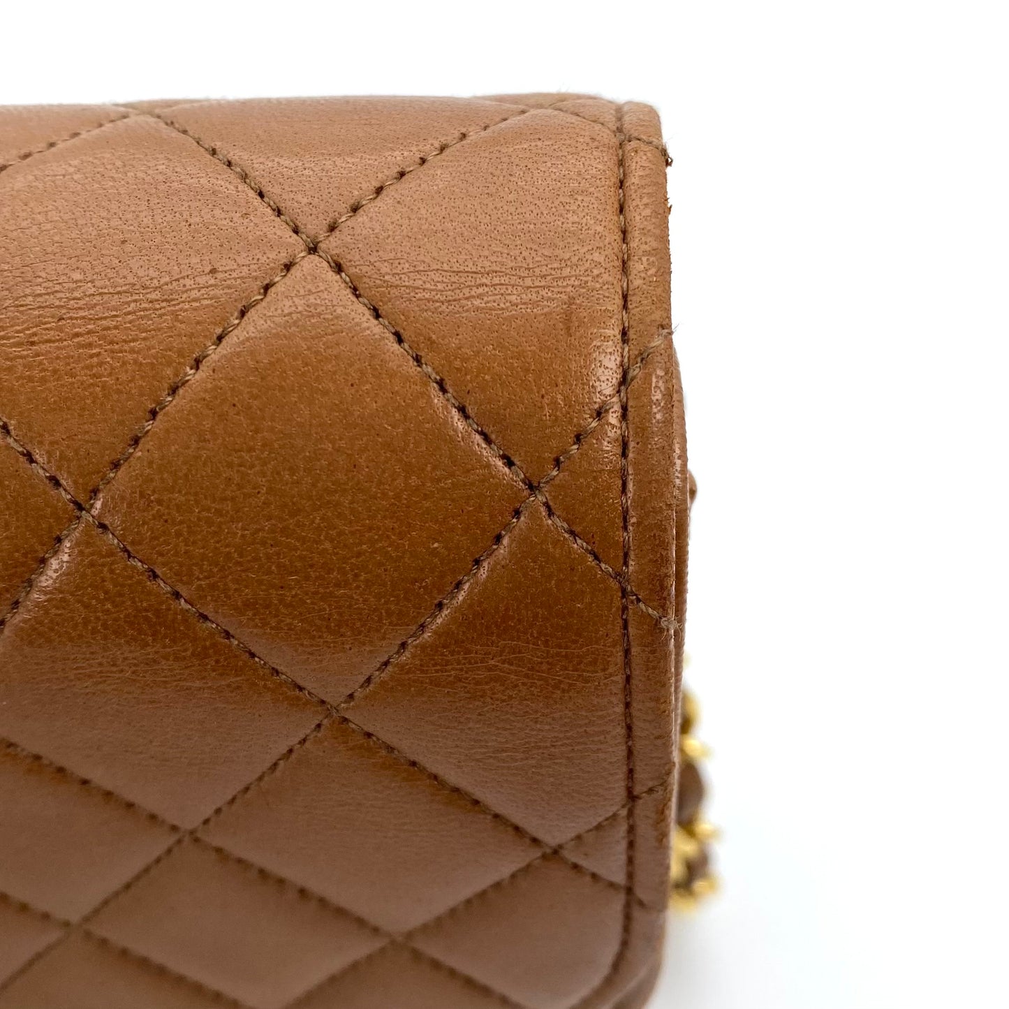Caca, 0 Series Multi Fold Brown Lambskin with seal and card