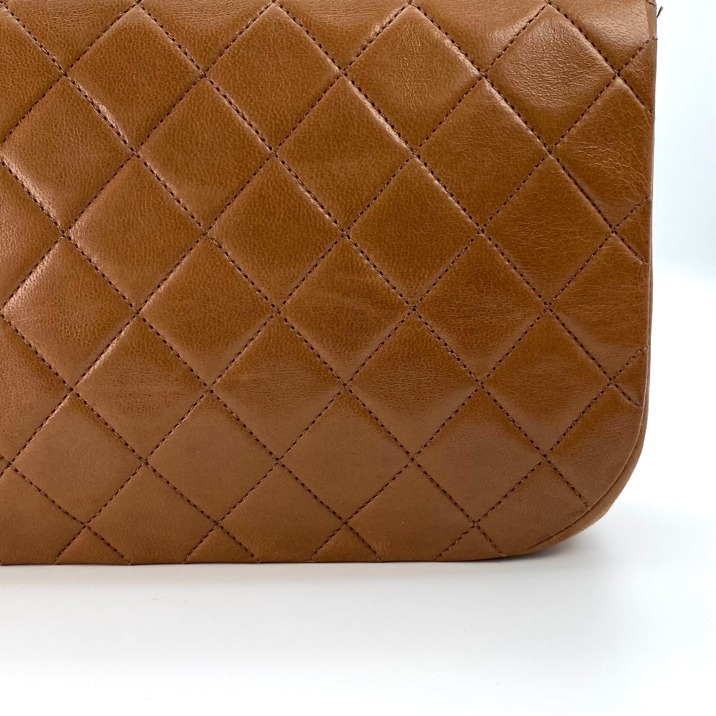 Caca, 0 Series Multi Fold Brown Lambskin with seal and card