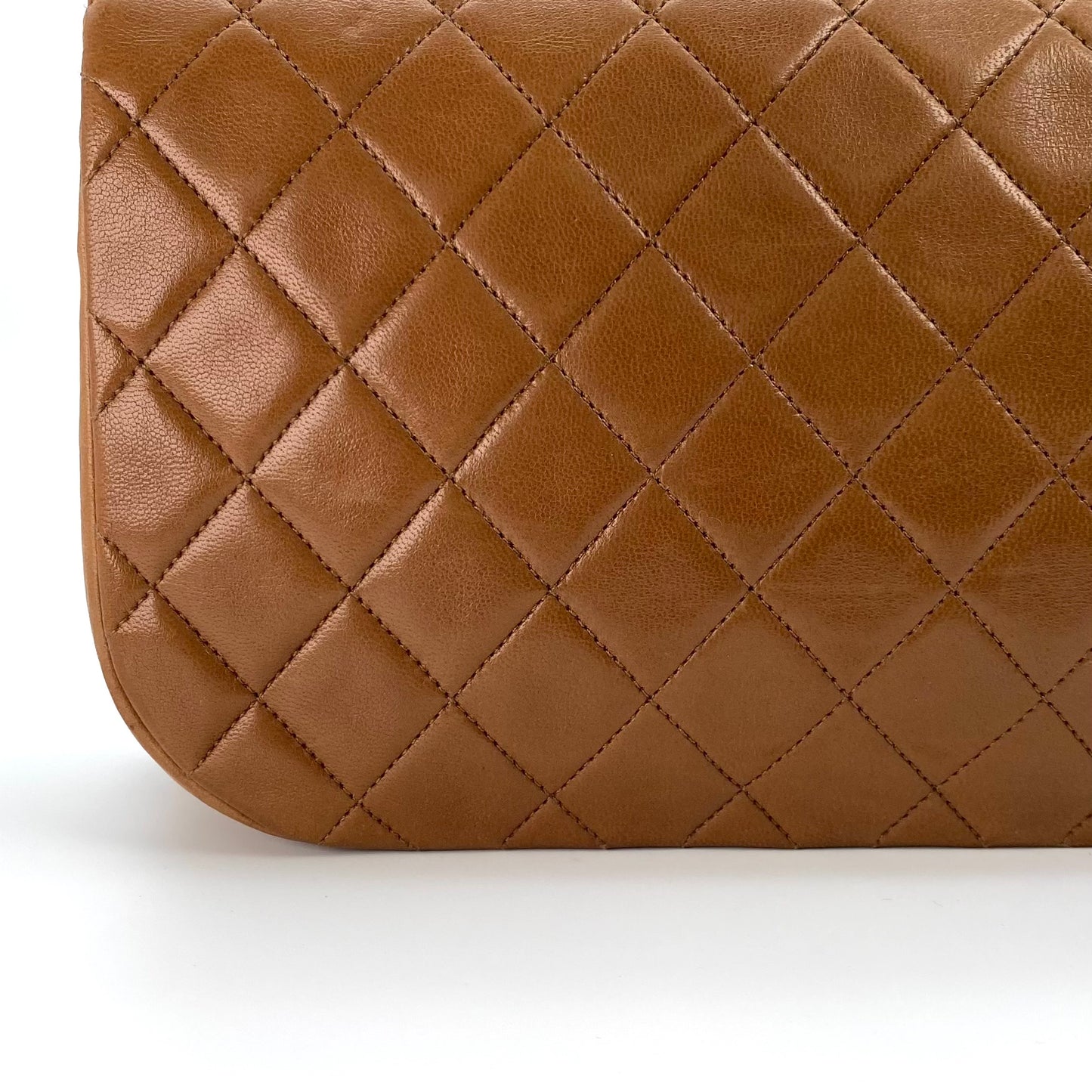 Caca, 0 Series Multi Fold Brown Lambskin with seal and card