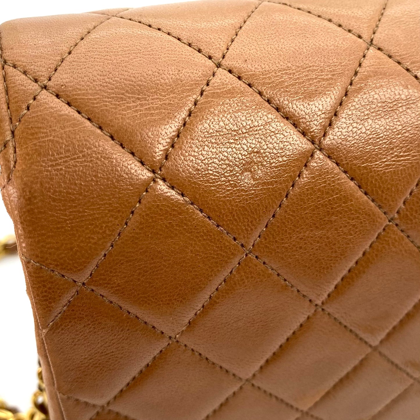 Caca, 0 Series Multi Fold Brown Lambskin with seal and card