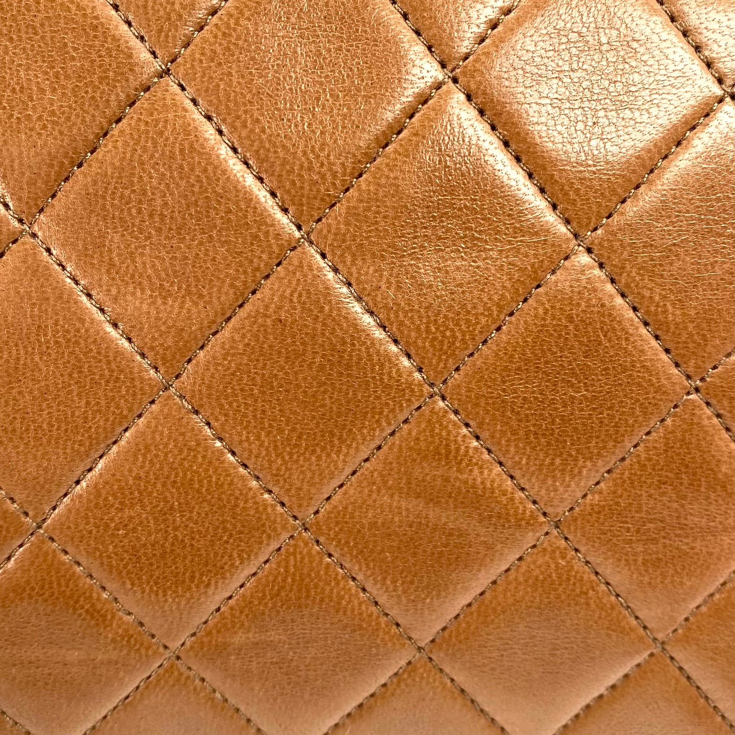 Caca, 0 Series Multi Fold Brown Lambskin with seal and card