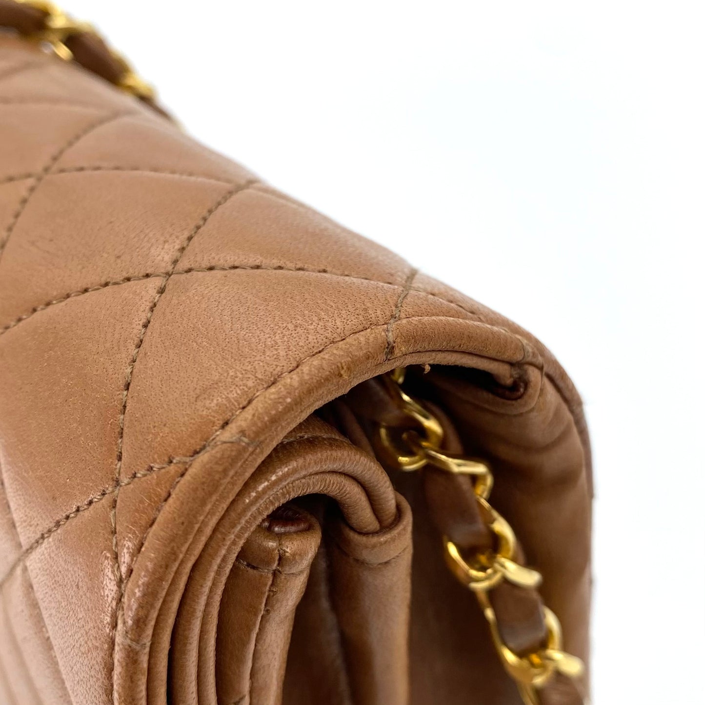 Caca, 0 Series Multi Fold Brown Lambskin with seal and card