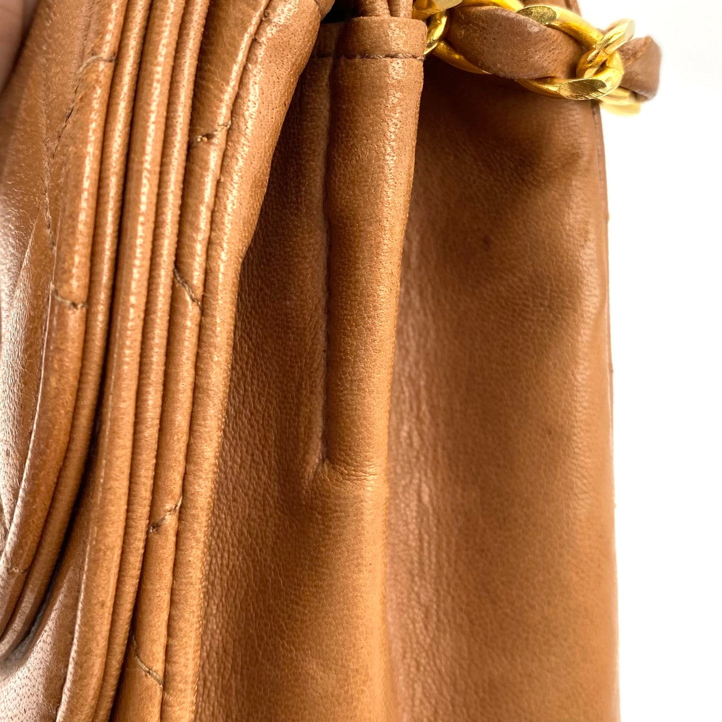 Caca, 0 Series Multi Fold Brown Lambskin with seal and card