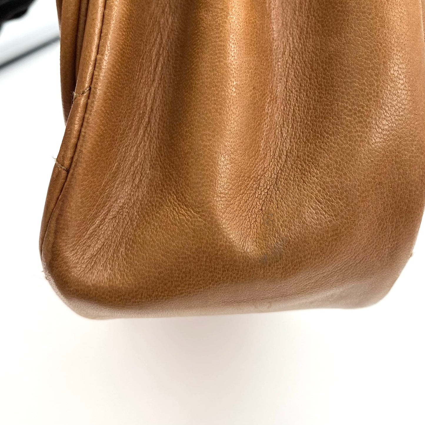 Caca, 0 Series Multi Fold Brown Lambskin with seal and card