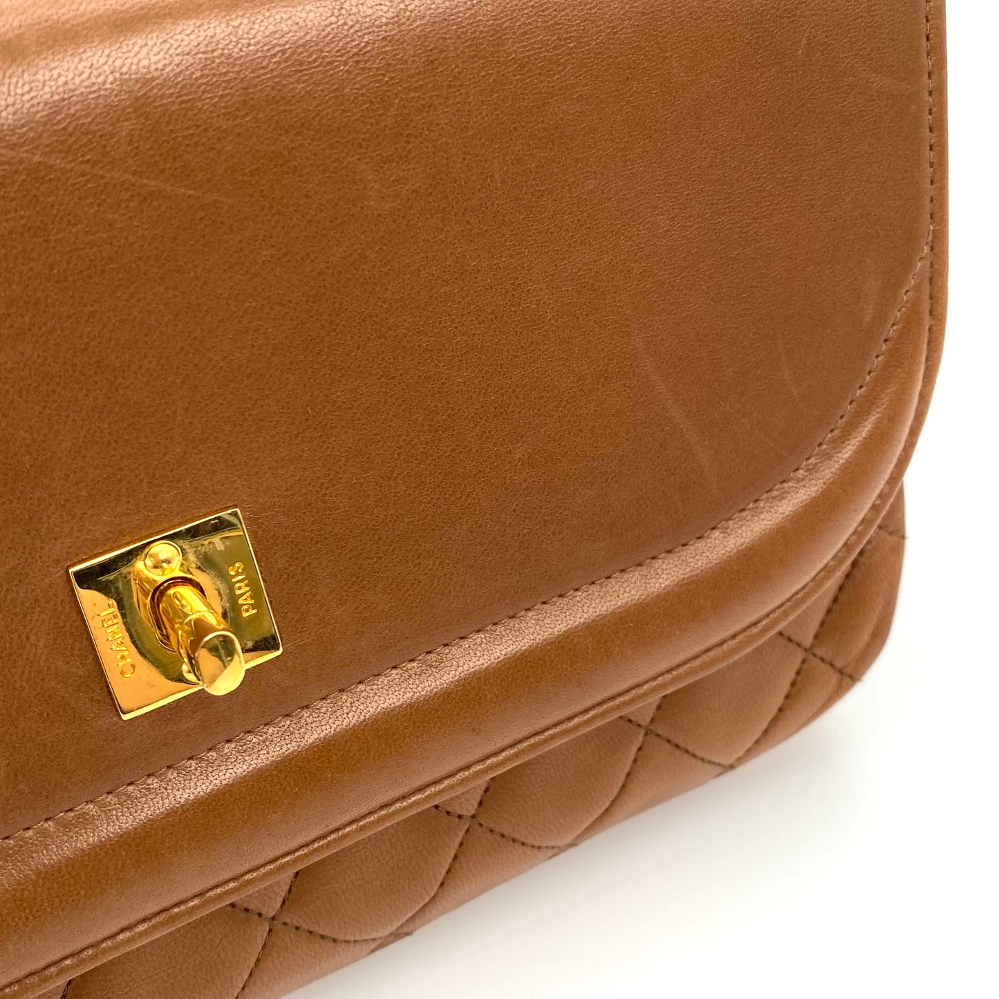 Caca, 0 Series Multi Fold Brown Lambskin with seal and card