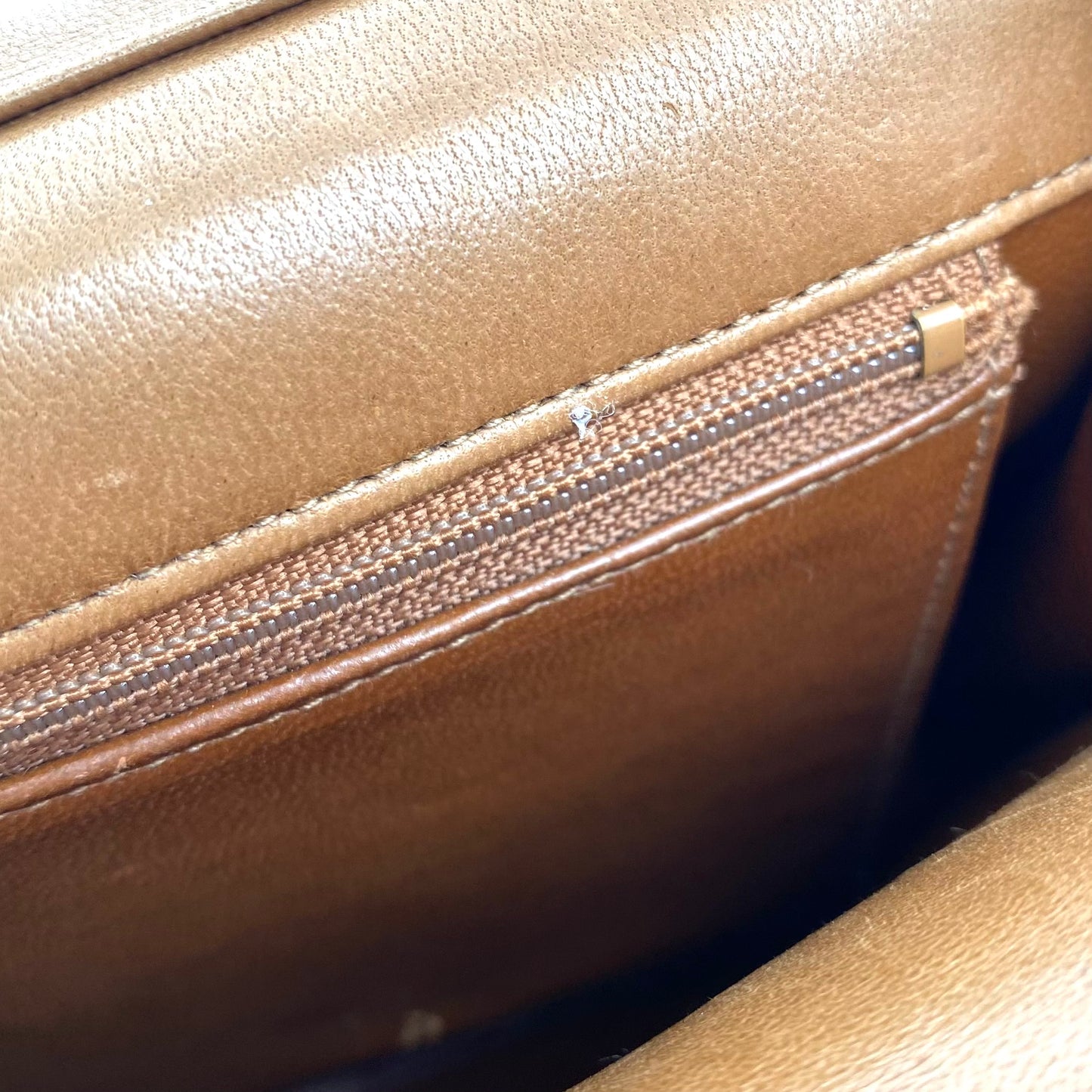 Caca, 0 Series Multi Fold Brown Lambskin with seal and card