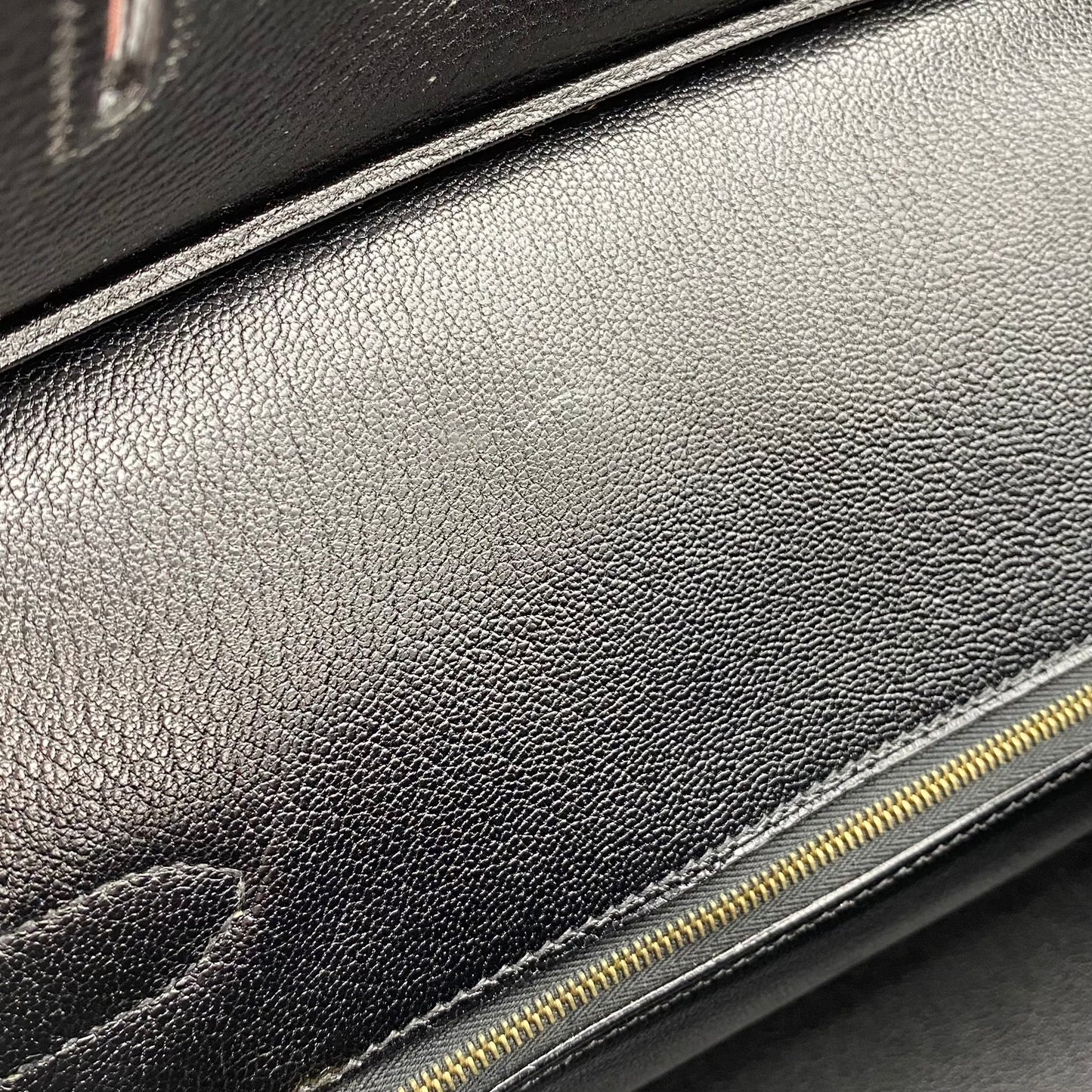 Alden, 2000 Birkin 35 Black Ardennes Gold Hardware with stamp □D